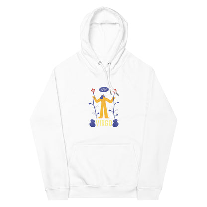 Virgo Unisex Eco Raglan Hoodie - Raw Edition