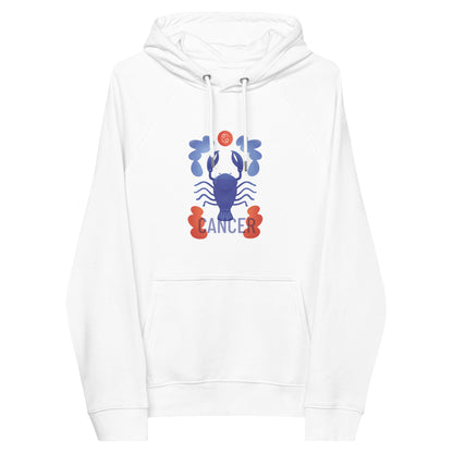 Cancer Unisex Eco Raglan Hoodie - Raw Edition