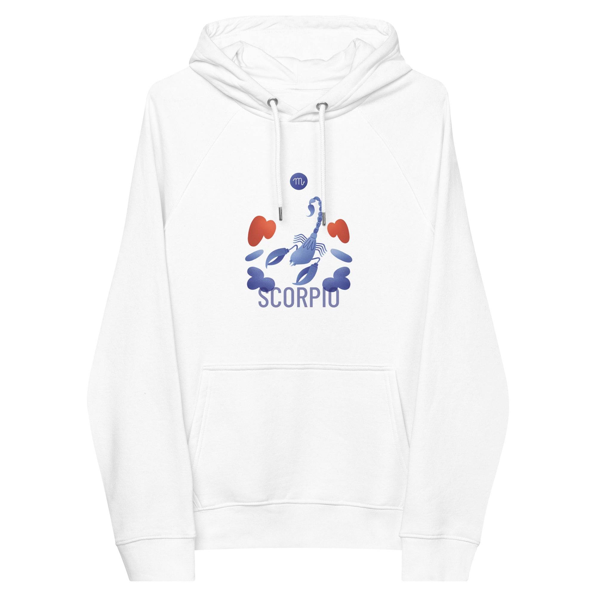 Scorpio Unisex Eco Raglan Hoodie - Raw Edition - 