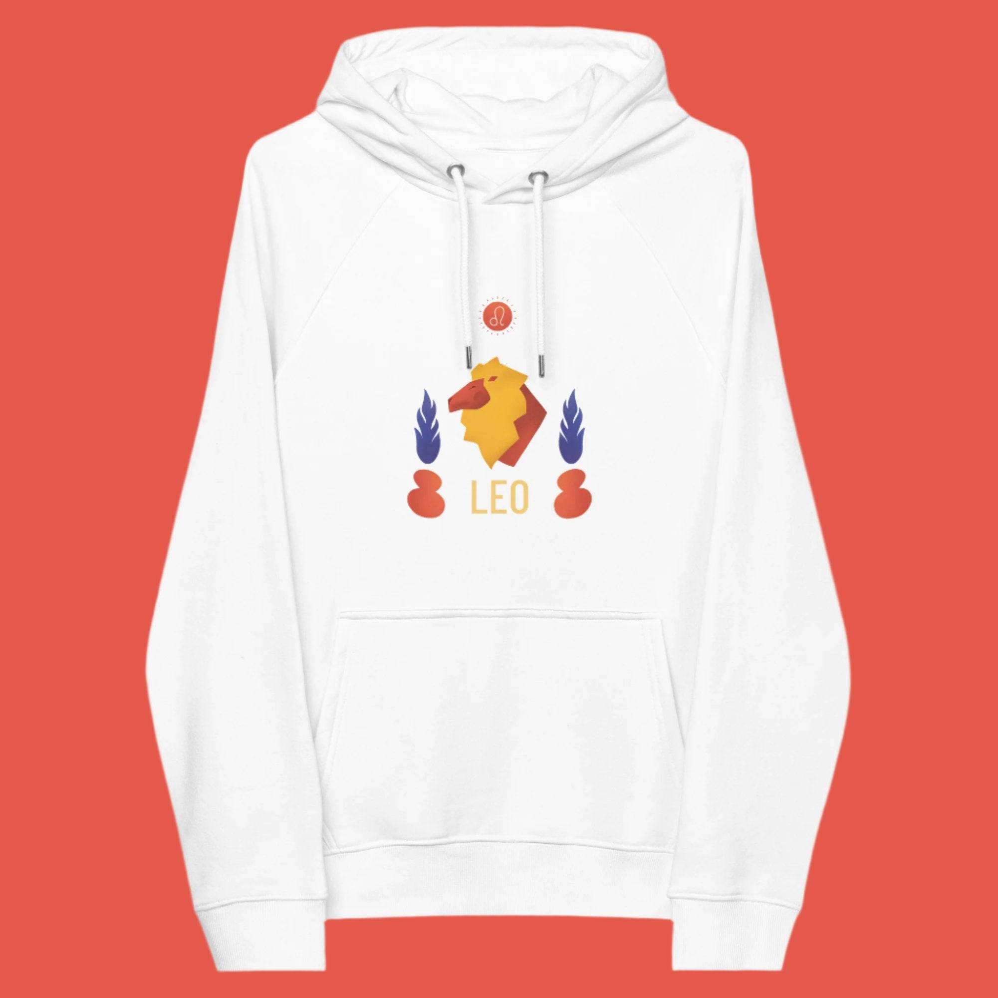 Leo Unisex Eco Raglan Hoodie - Raw Edition - 