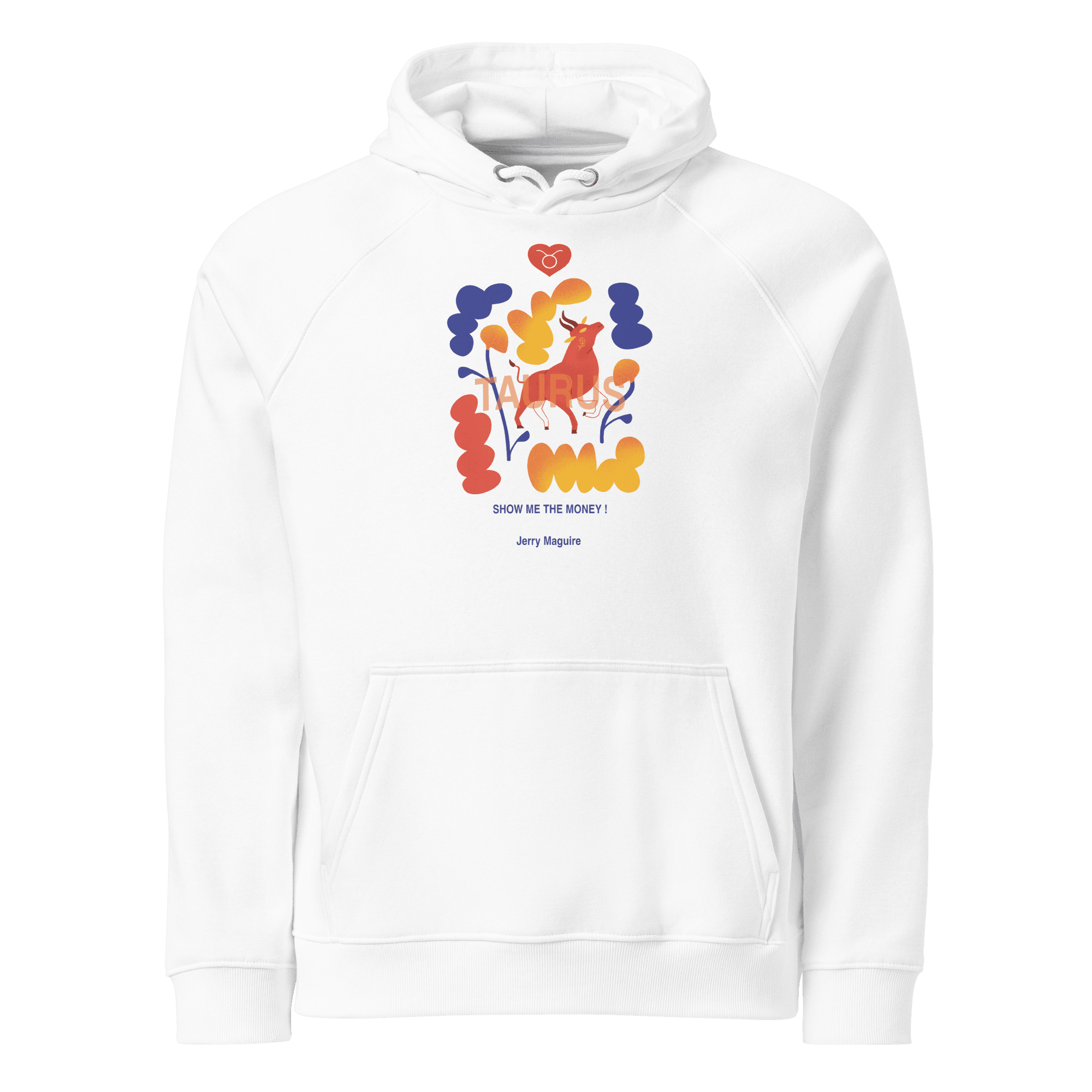 Taurus Unisex eco raglan hoodie Jerry Maguire Edition - 