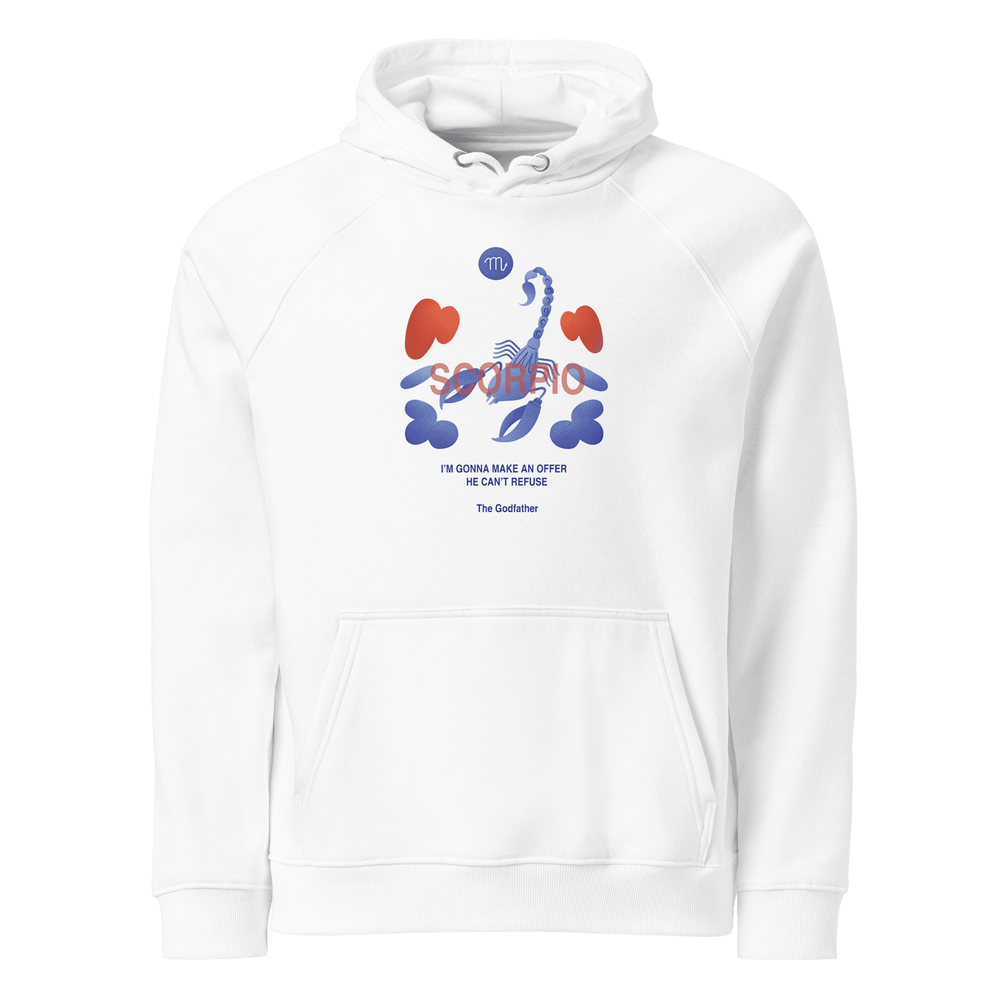 Scorpio Unisex Eco Raglan Hoodie - Godfather B Edition - 