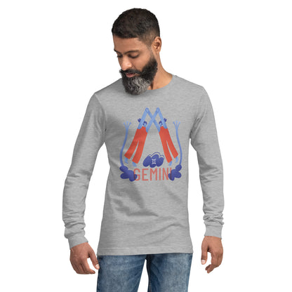 Gemini Unisex Long Sleeve Tee - Raw Edition