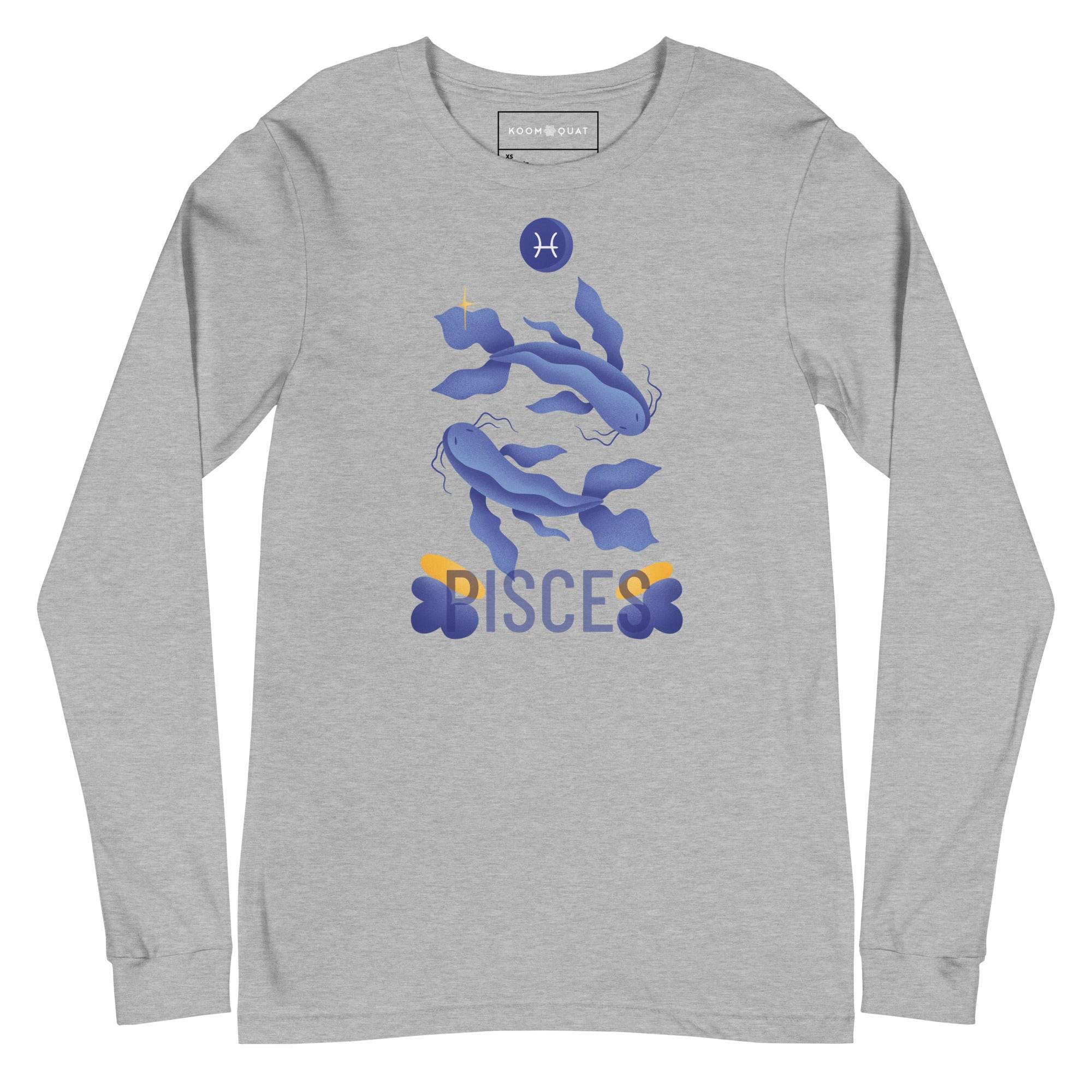 Pisces Unisex Long Sleeve Tee - Raw Edition - 