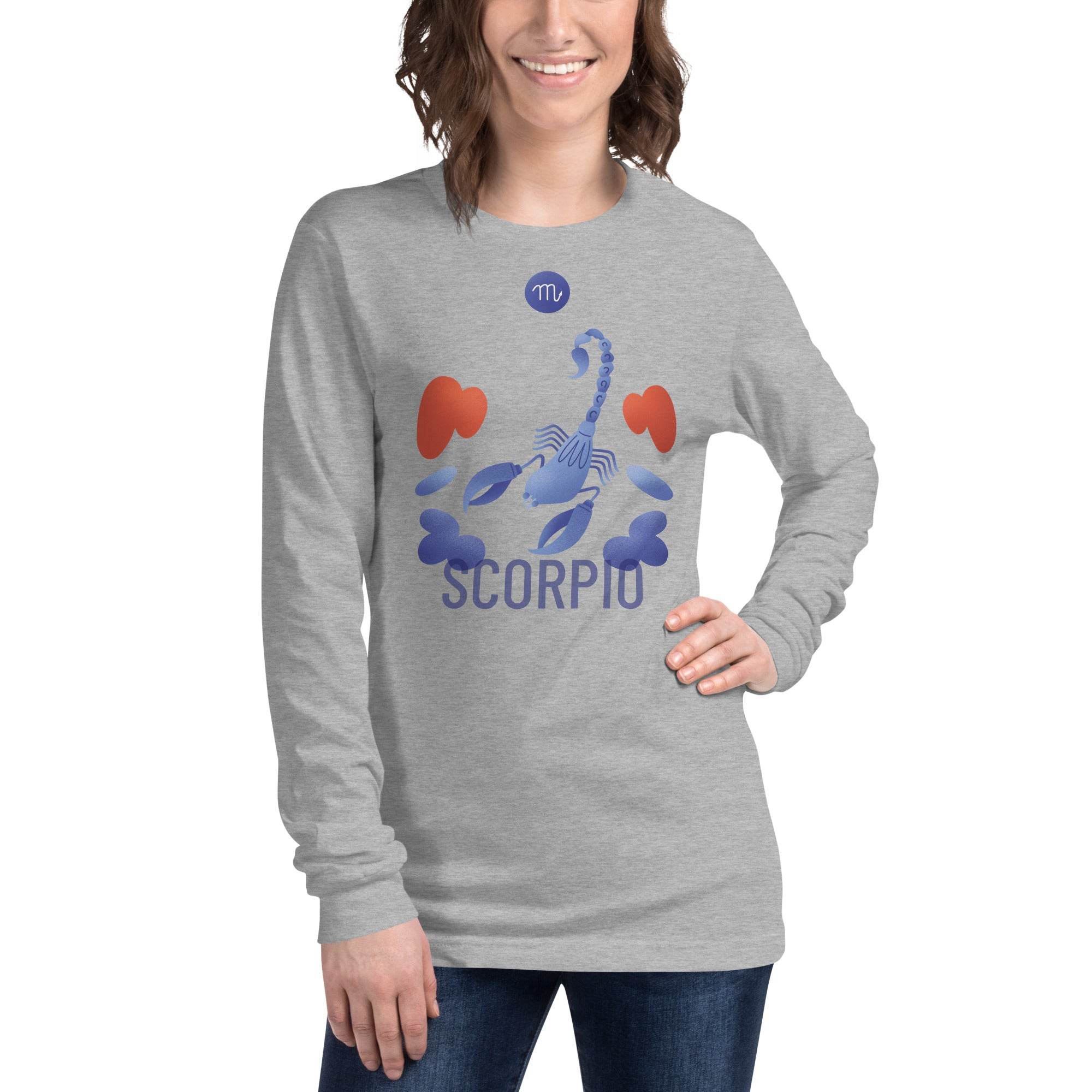 Scorpio Unisex Long Sleeve Tee - Raw Edition - 