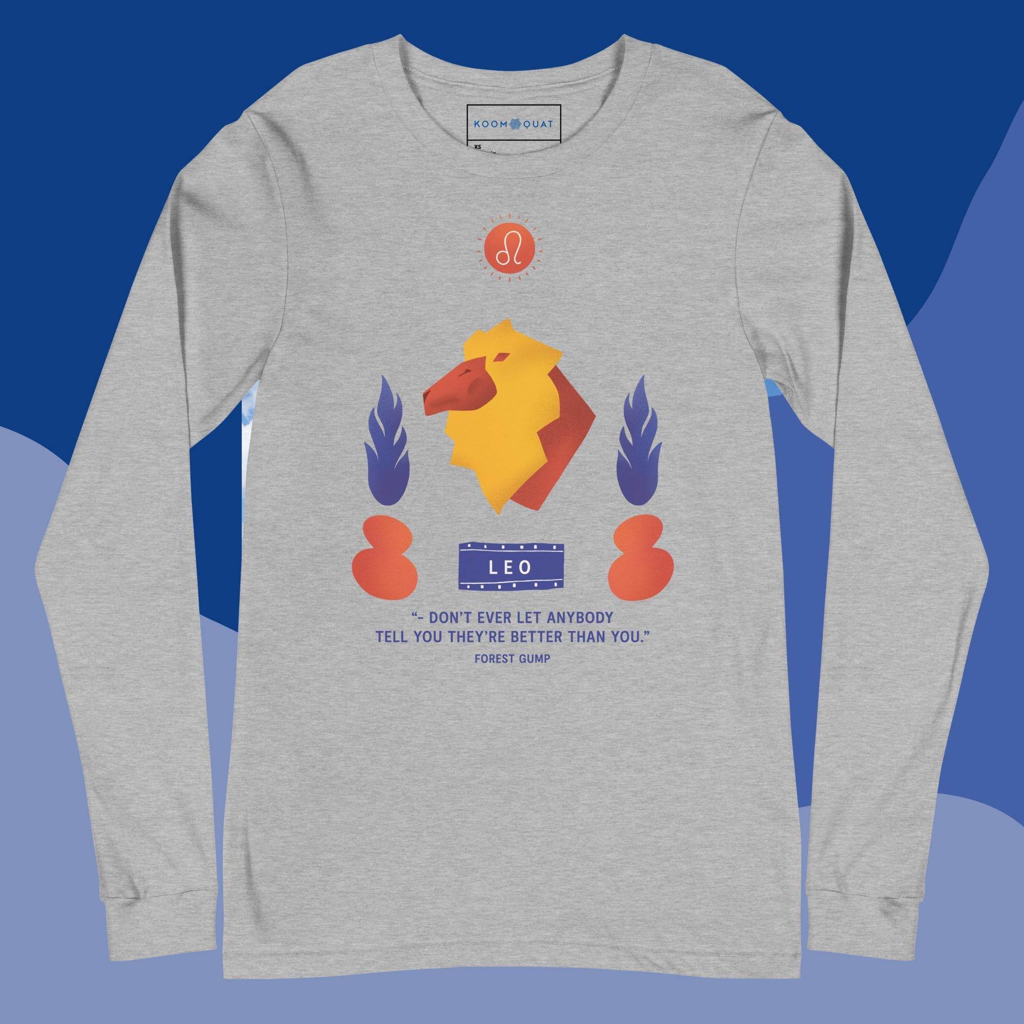 Leo Unisex Long Sleeve Tee - Forrest Gump Edition - 