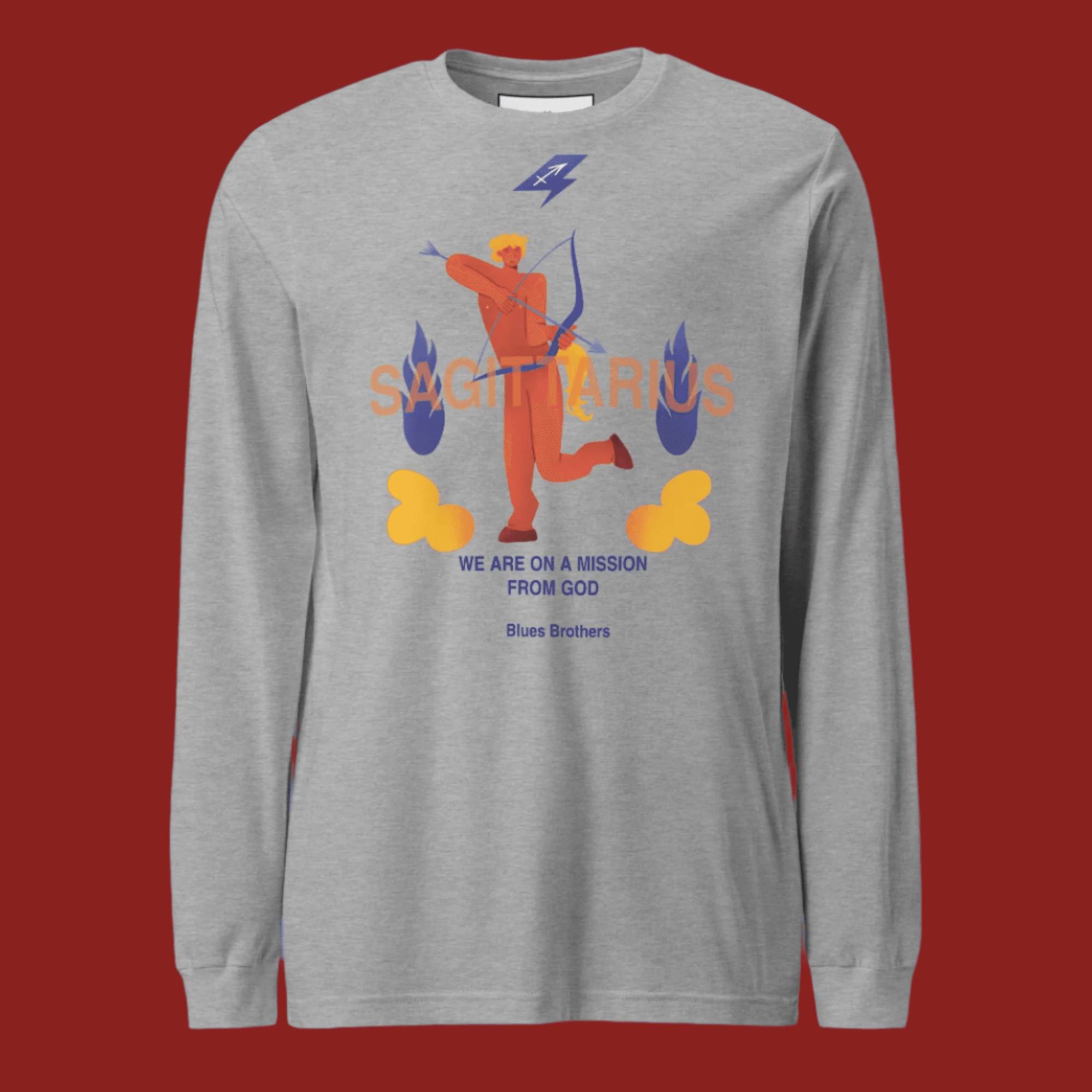 Sagittarius Unisex Long Sleeve Tee - The Blues Brothers Edition - 