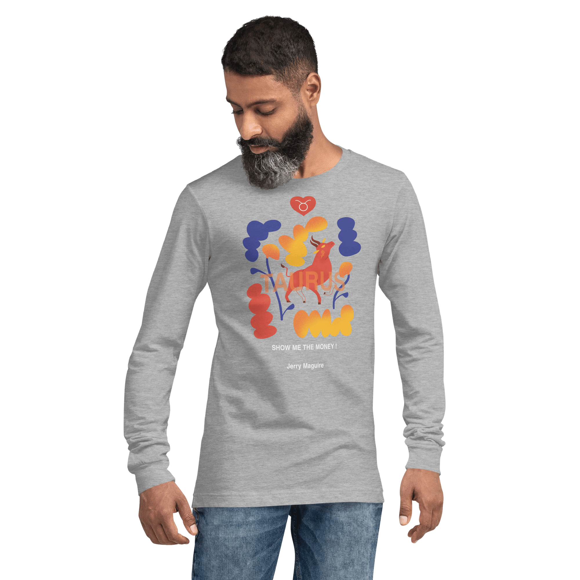 Taurus Unisex Long Sleeve Tee Jerry Maguire Edition - 