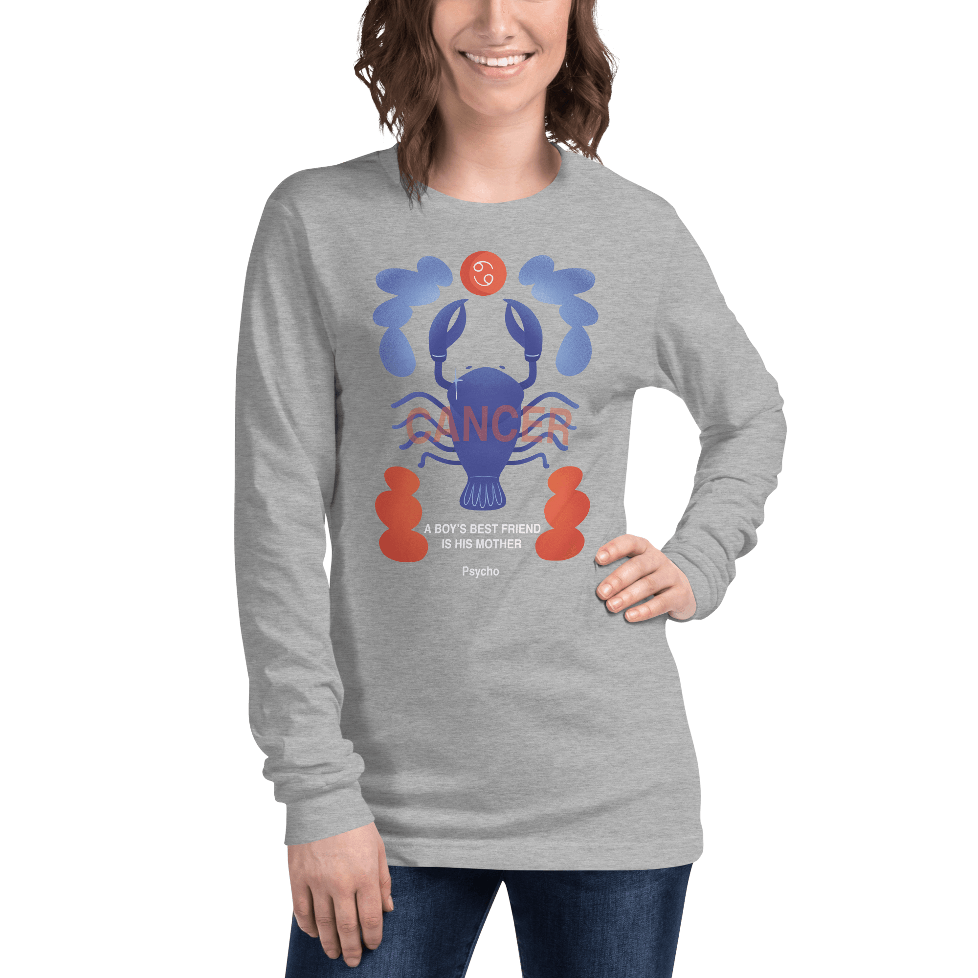 Cancer Unisex Long Sleeve Tee Psycho Edition - 