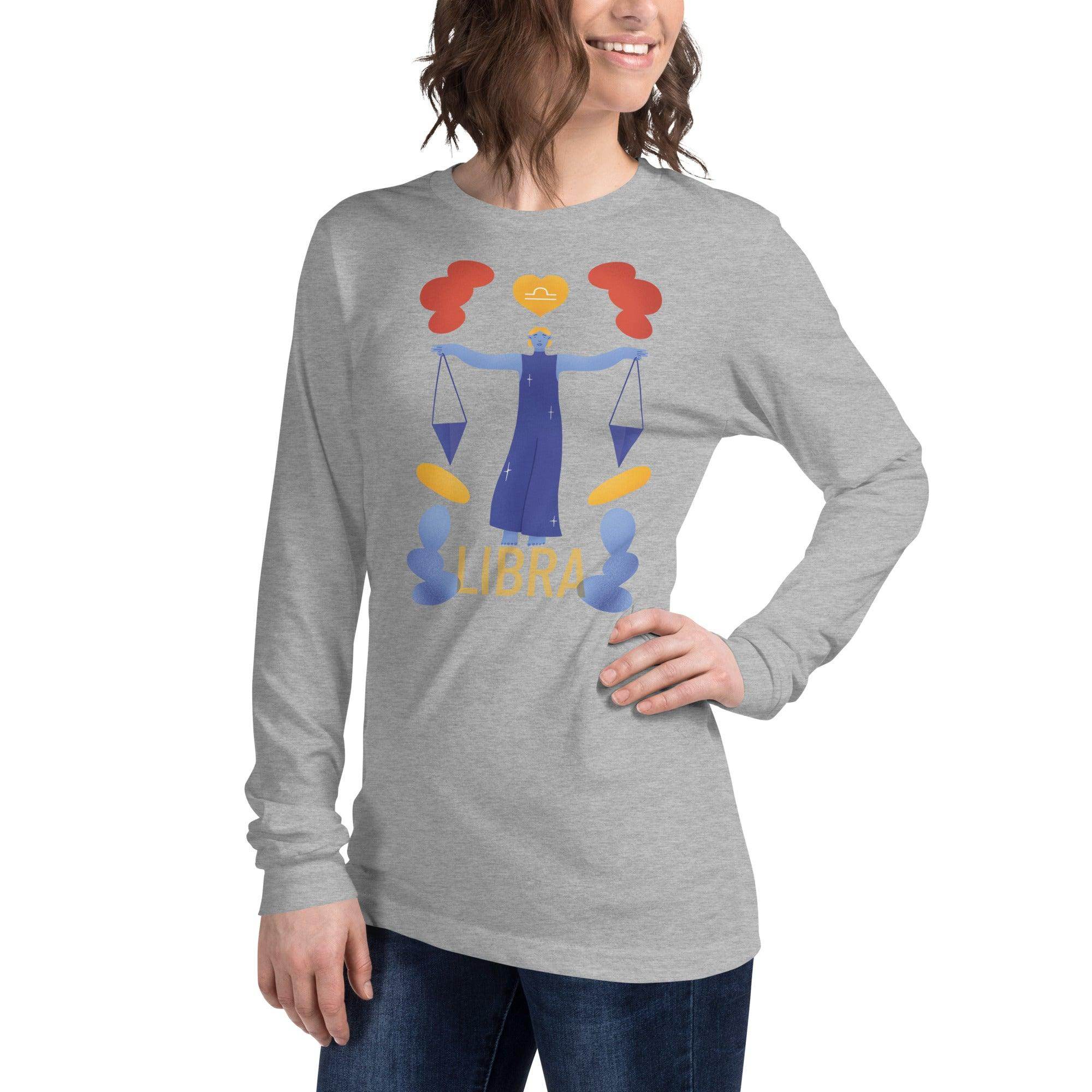 Libra Unisex Long Sleeve Tee - Raw Edition - 