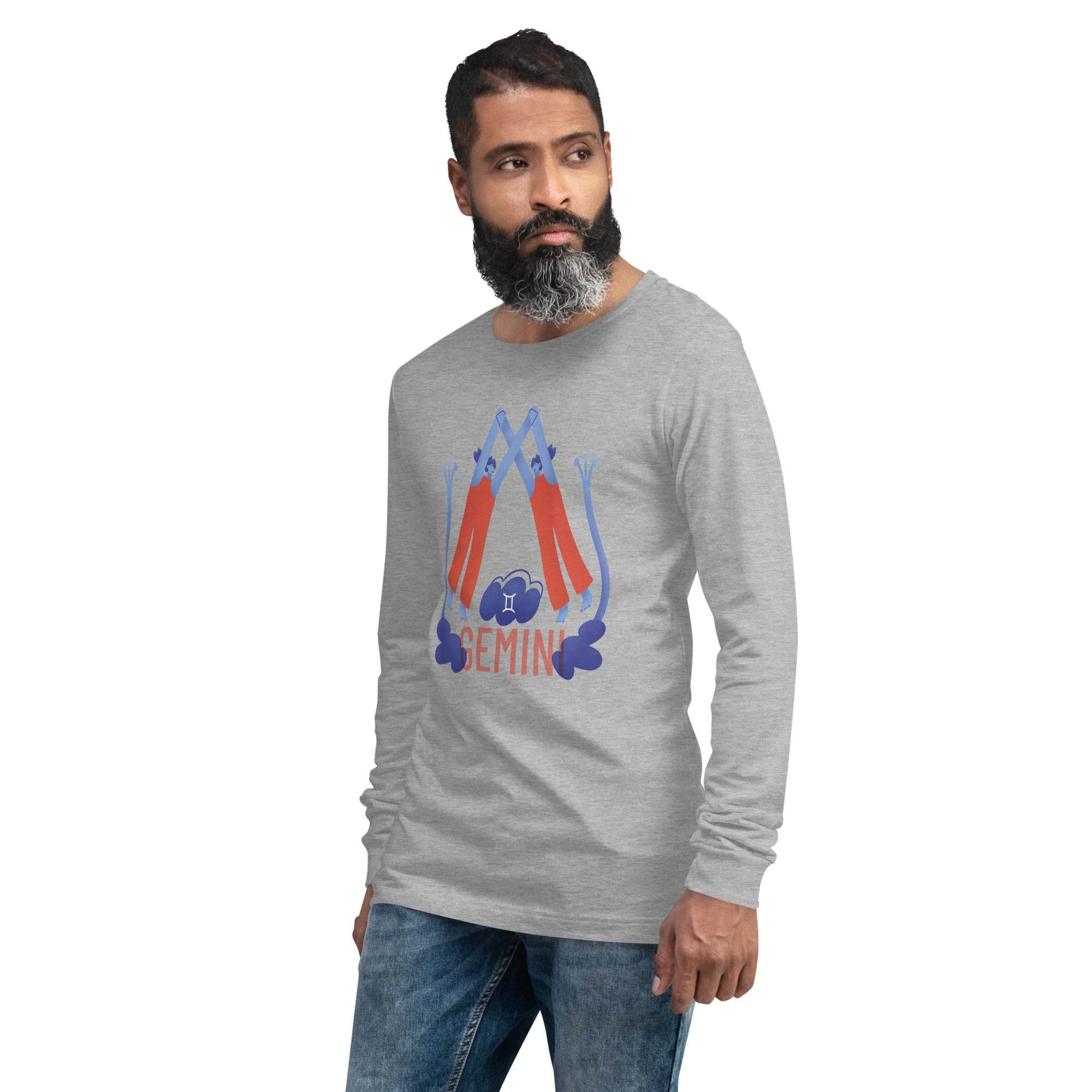 Gemini Unisex Long Sleeve Tee - Raw Edition - 