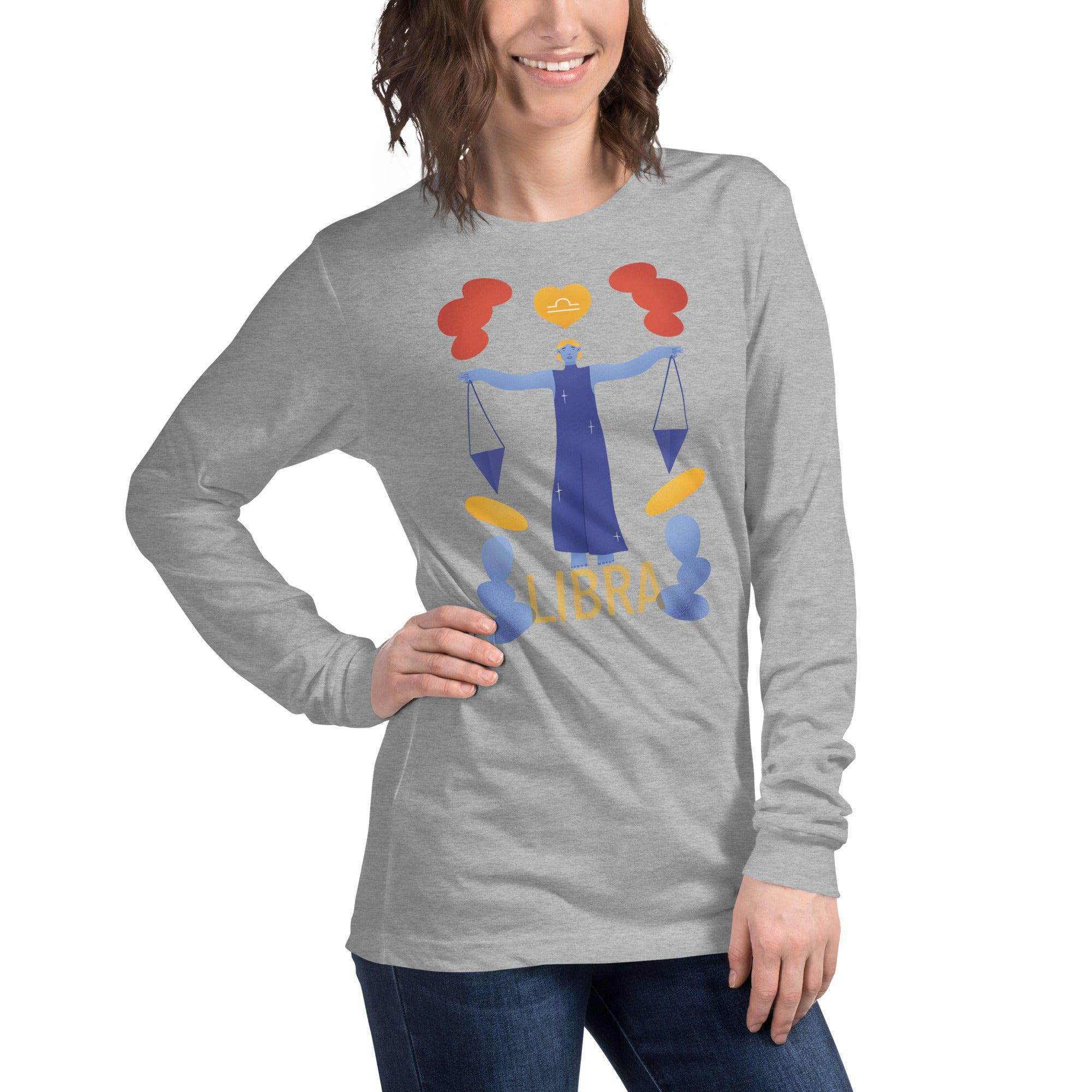 Libra Unisex Long Sleeve Tee - Raw Edition - 