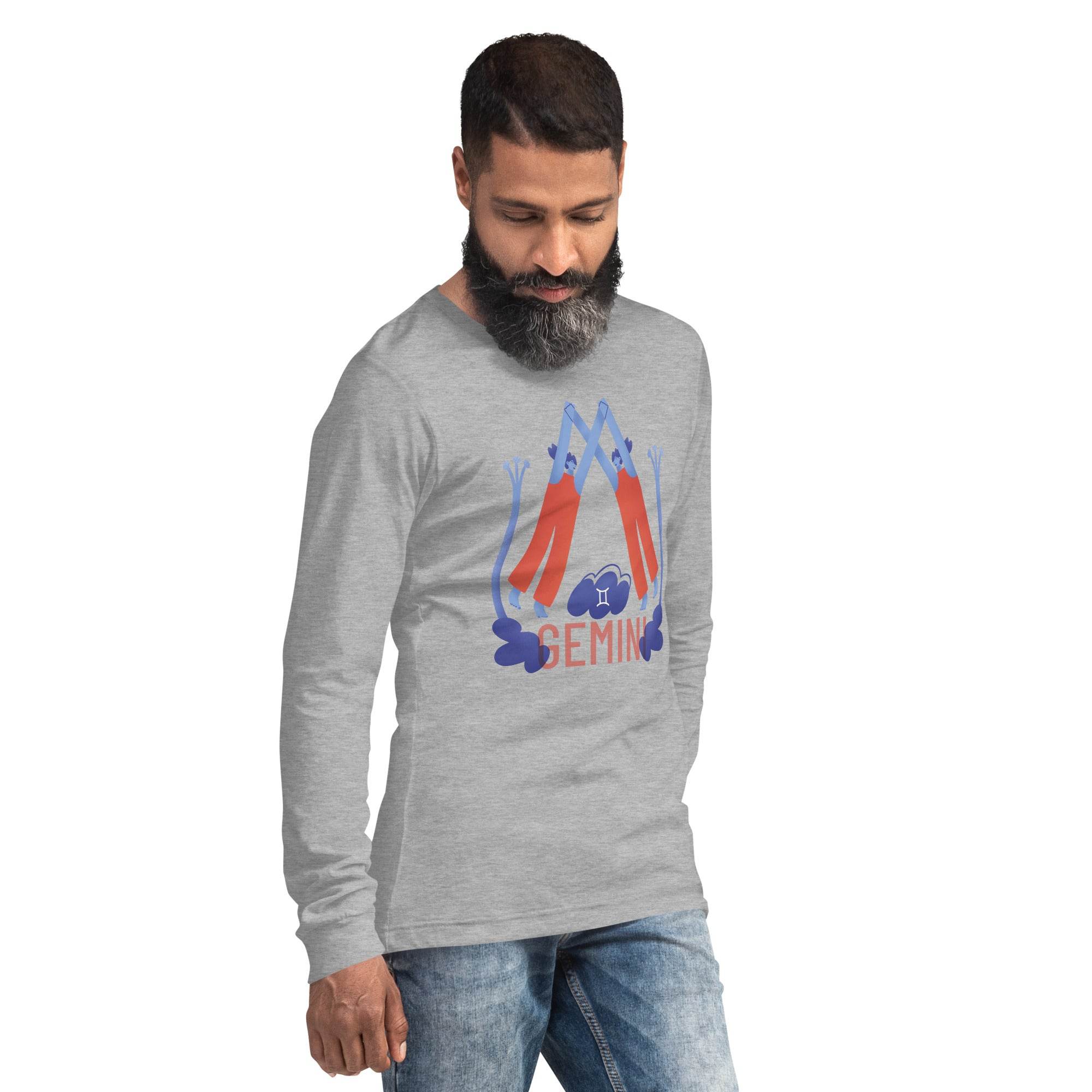Gemini Unisex Long Sleeve Tee - Raw Edition - 