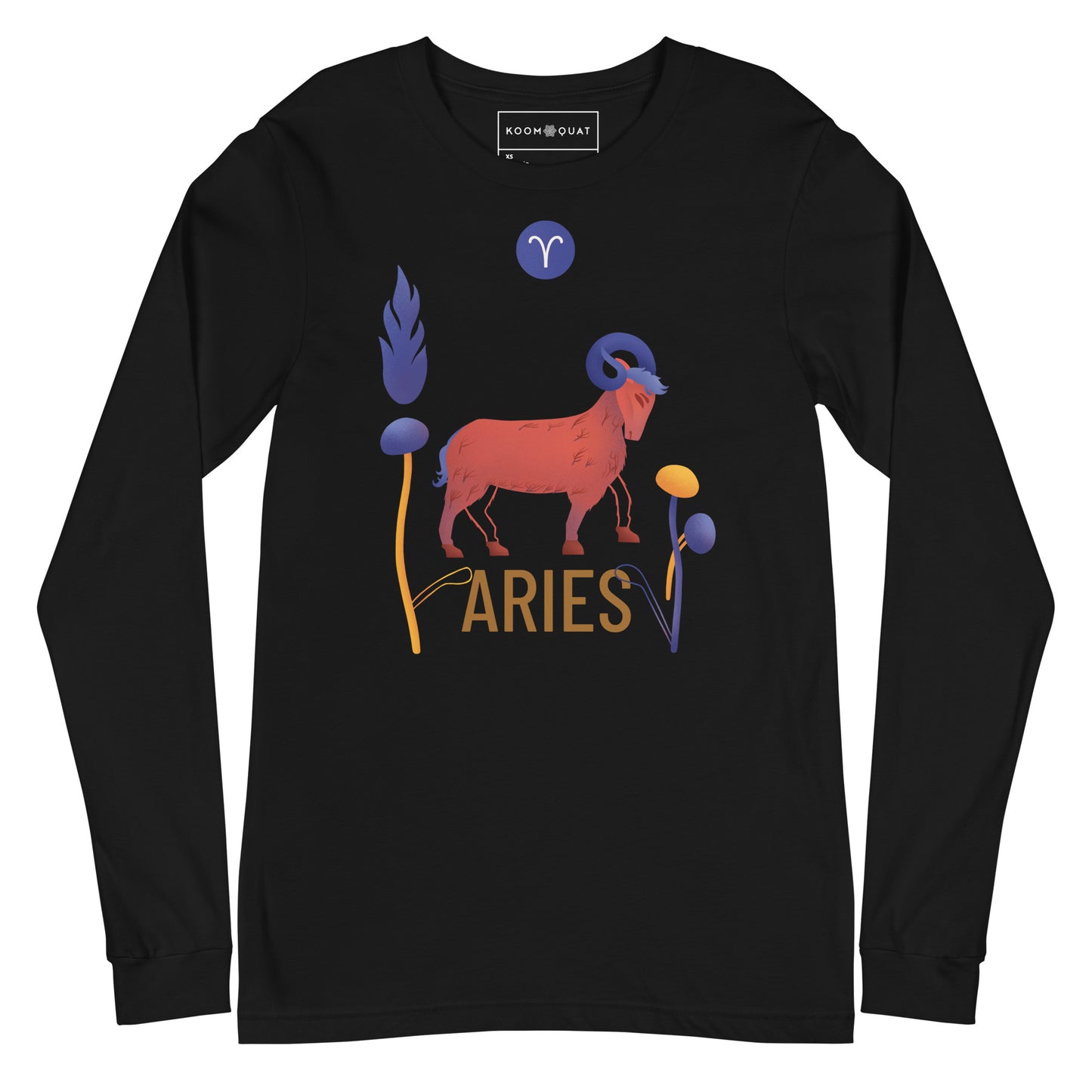 Aries Unisex Long Sleeve Tee Raw