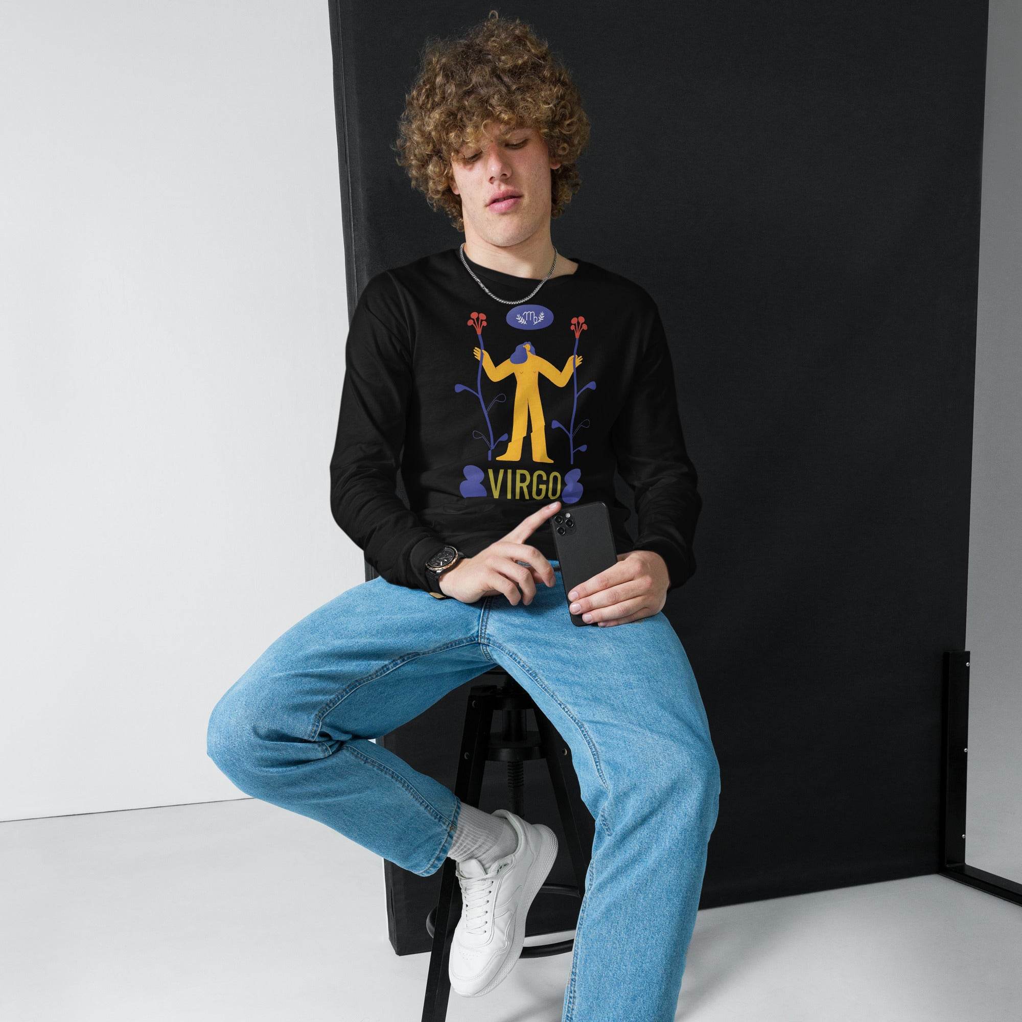 Virgo Unisex Long Sleeve Tee - Raw Edition - 