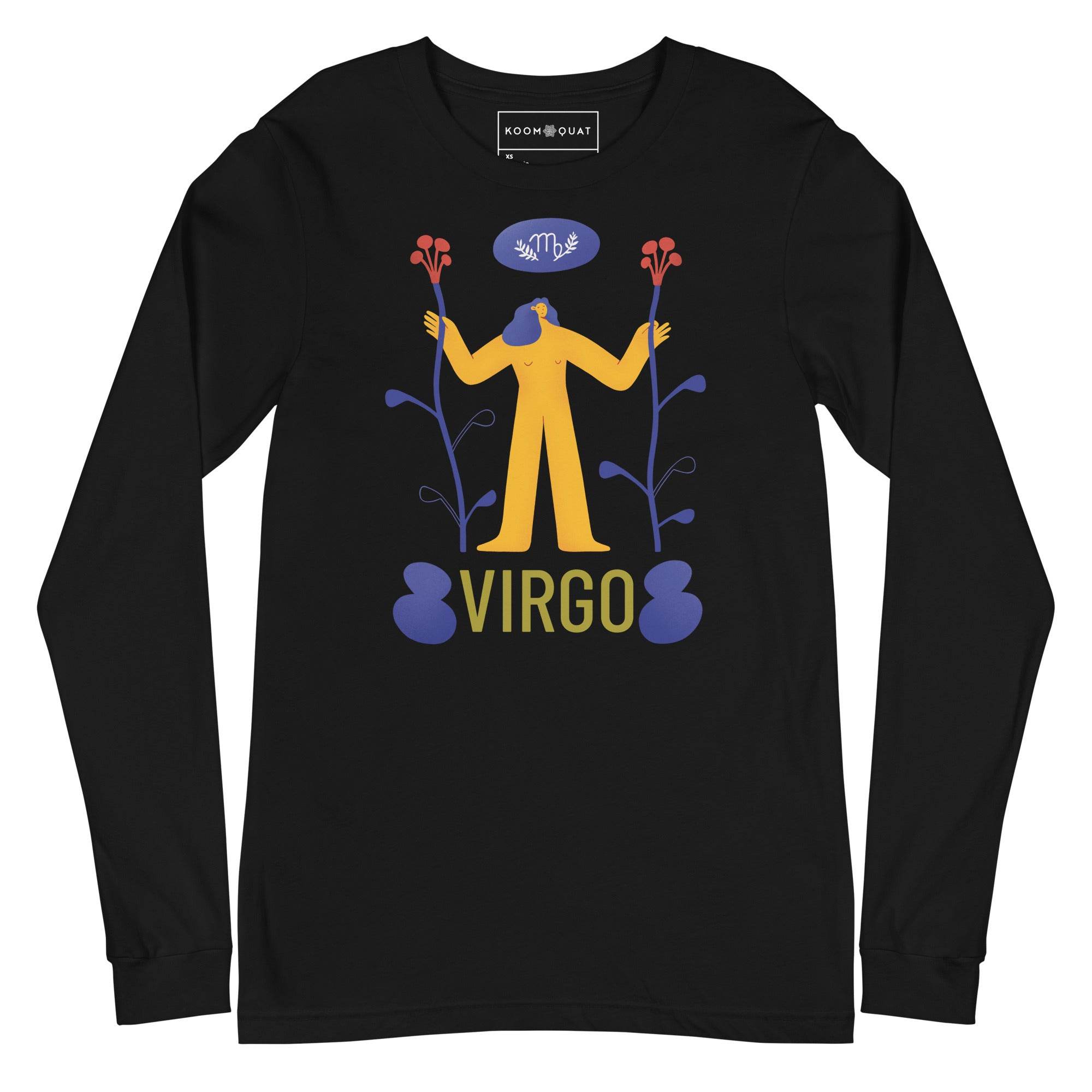 Virgo Unisex Long Sleeve Tee - Raw Edition - 