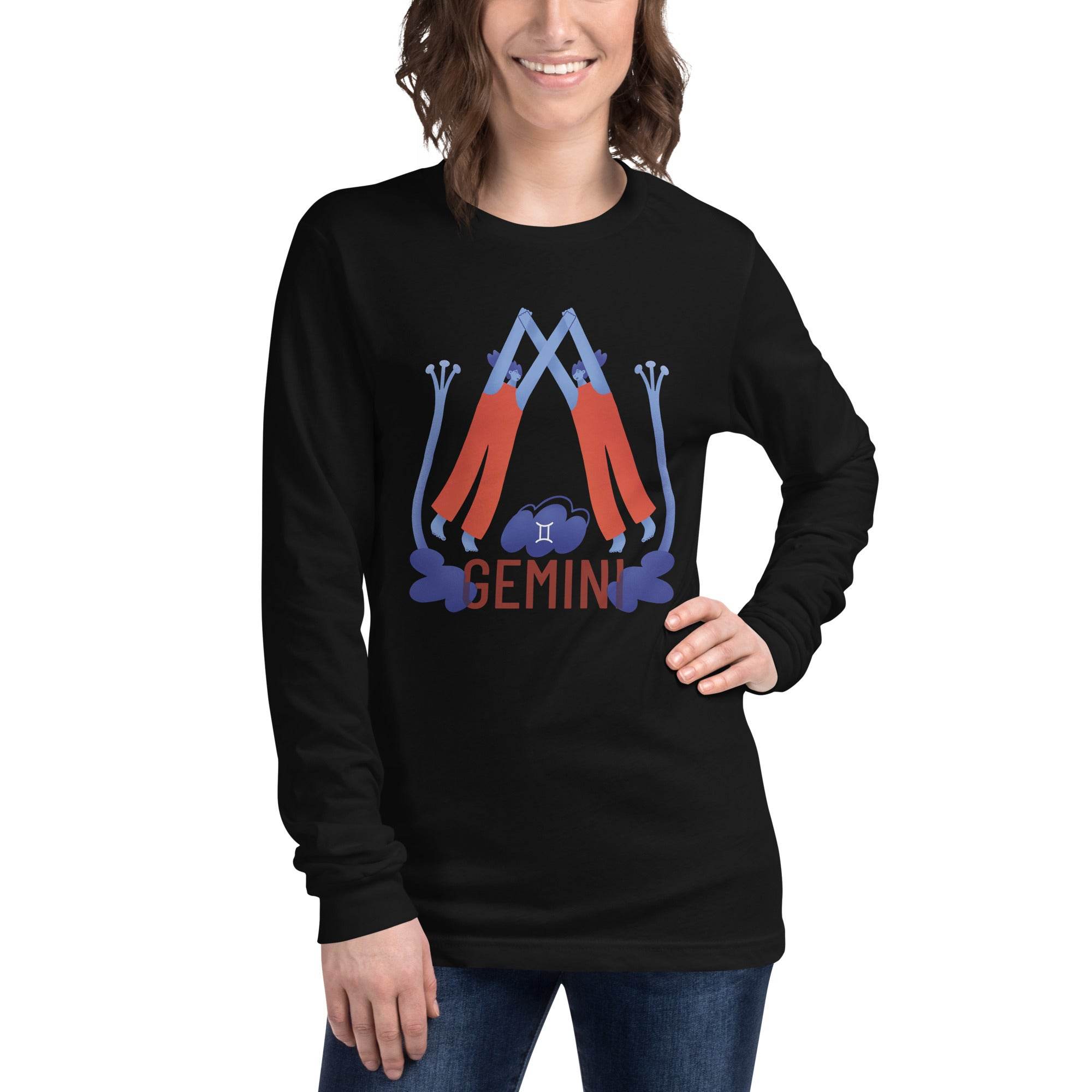 Gemini Unisex Long Sleeve Tee - Raw Edition - 