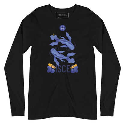 Pisces Unisex Long Sleeve Tee - Raw Edition