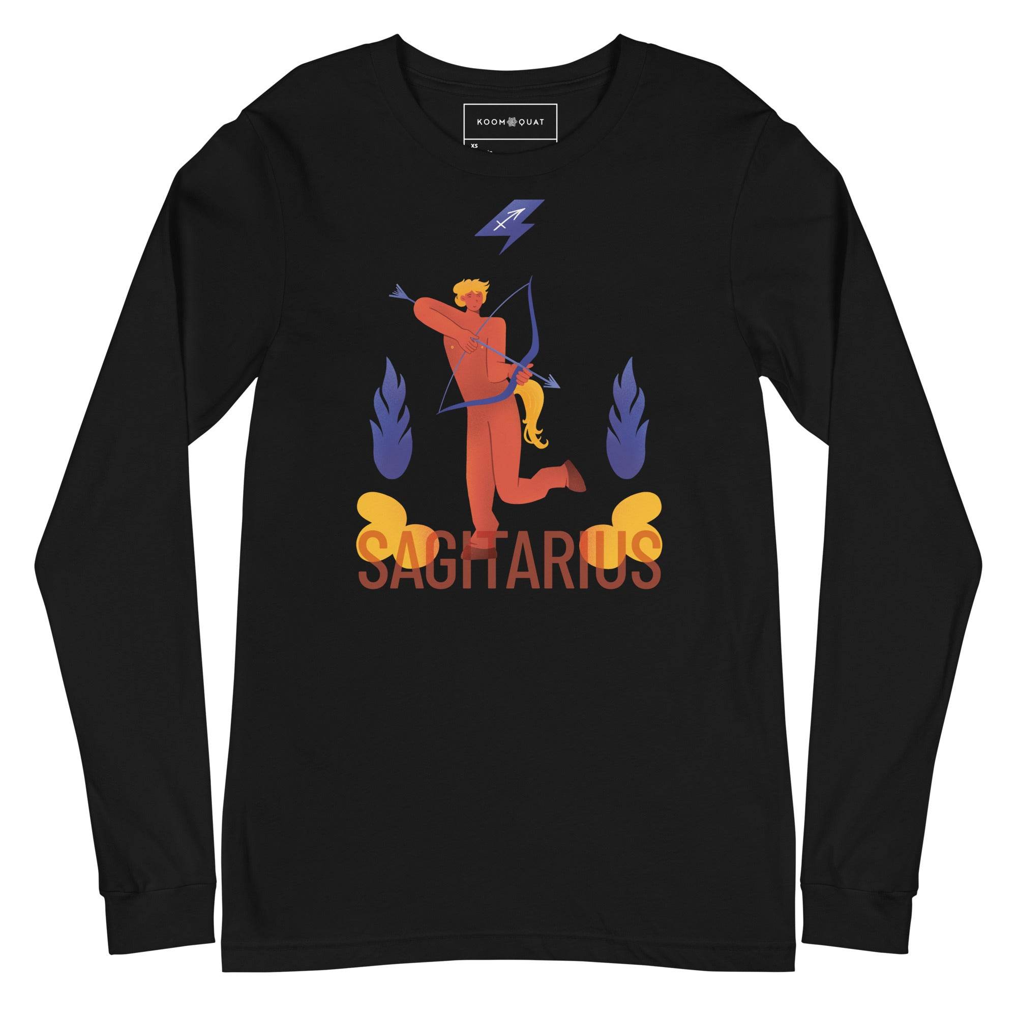 Sagittarius Unisex Long Sleeve Tee - Raw Edition - 