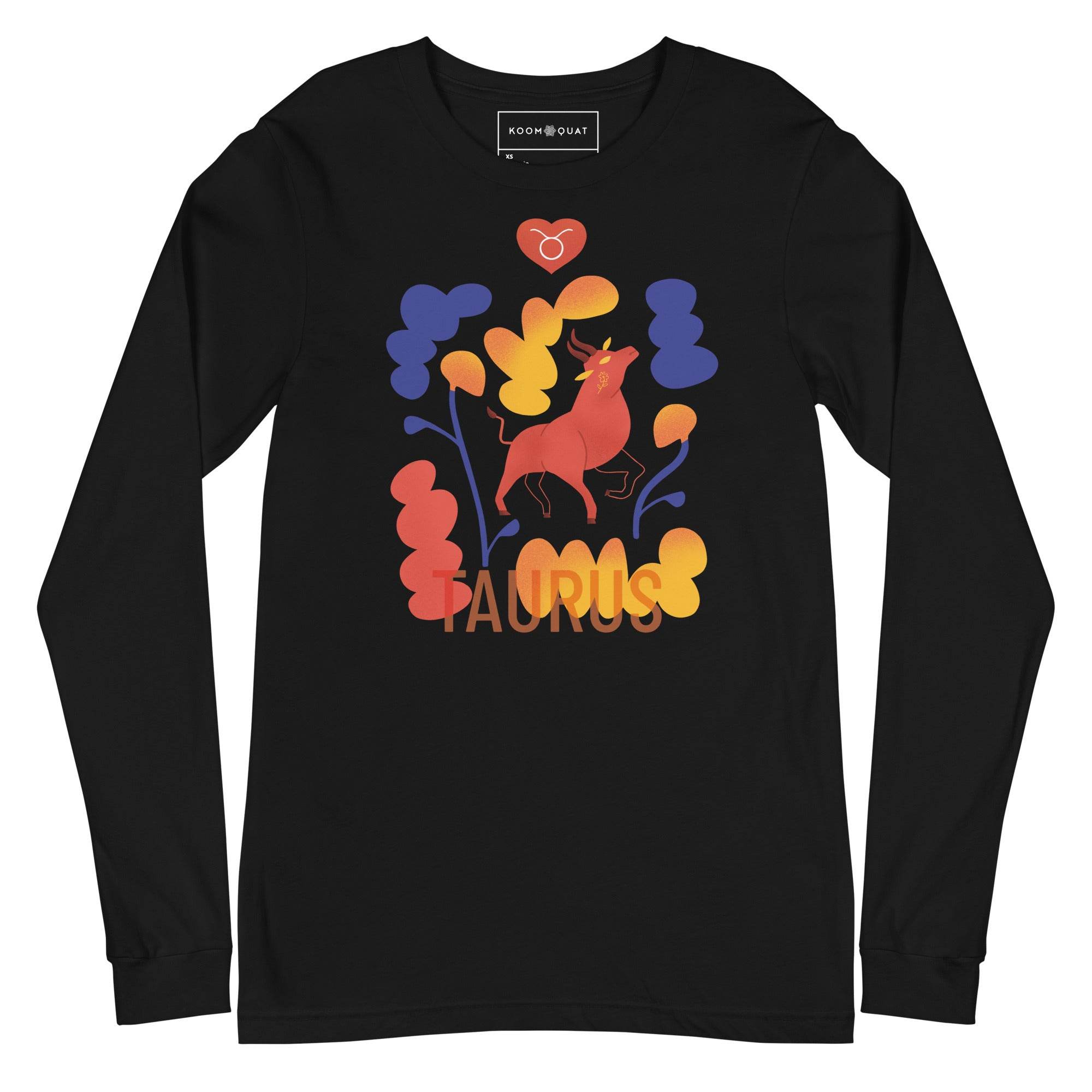 TAURUS Unisex Long Sleeve Tee Raw - 