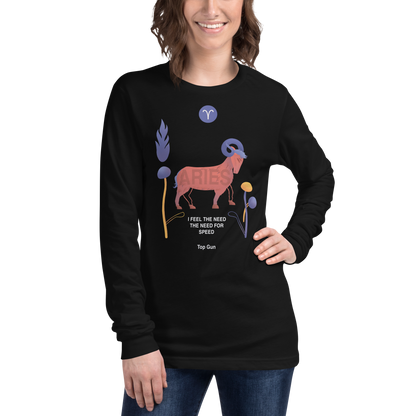 Aries Unisex Long Sleeve Tee Top Gun - Edition