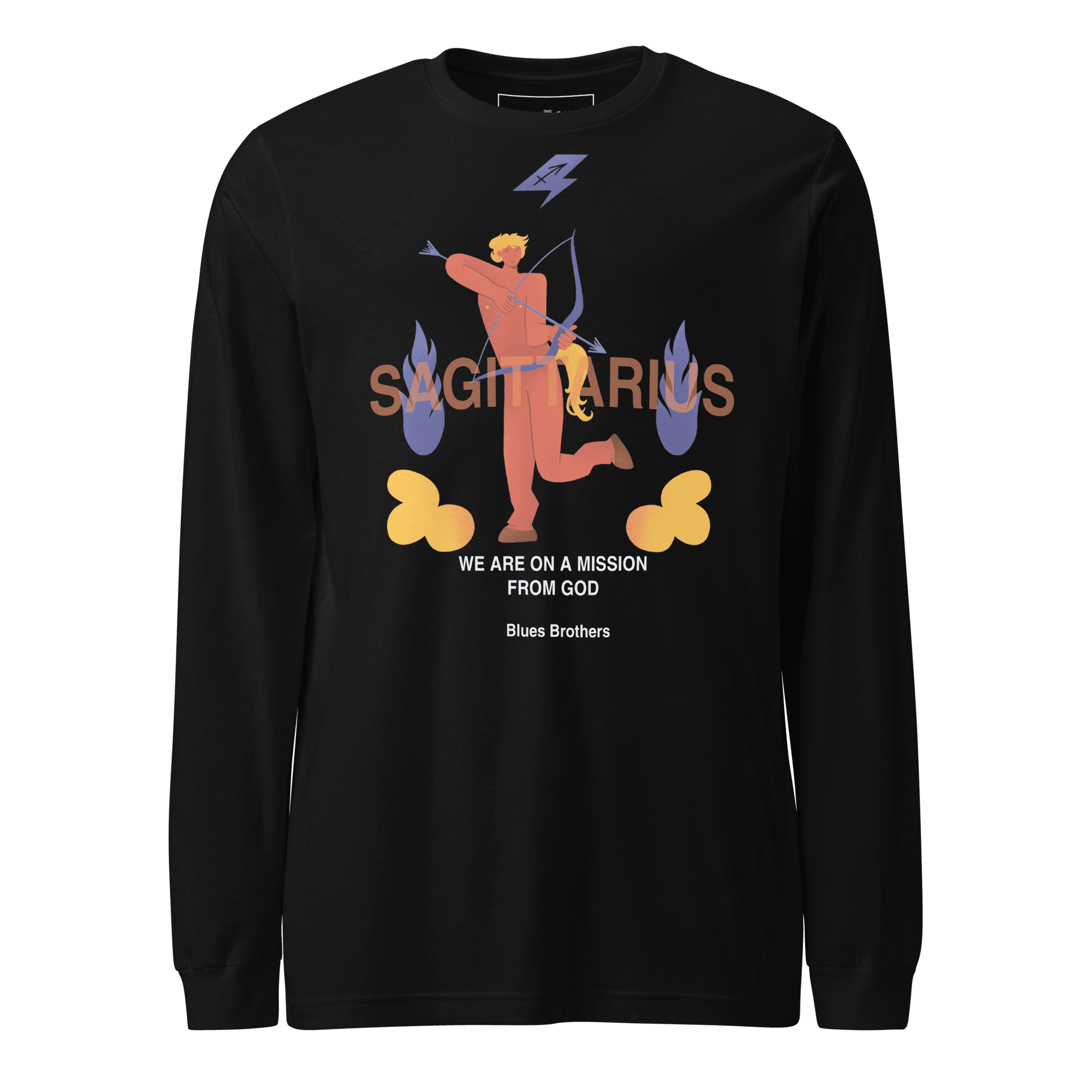 Sagittarius Unisex Long Sleeve Tee - The Blues Brothers Edition - 