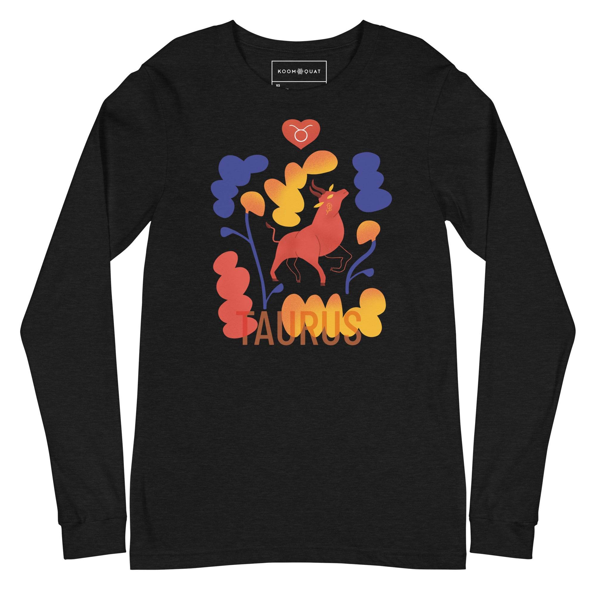 TAURUS Unisex Long Sleeve Tee Raw - 