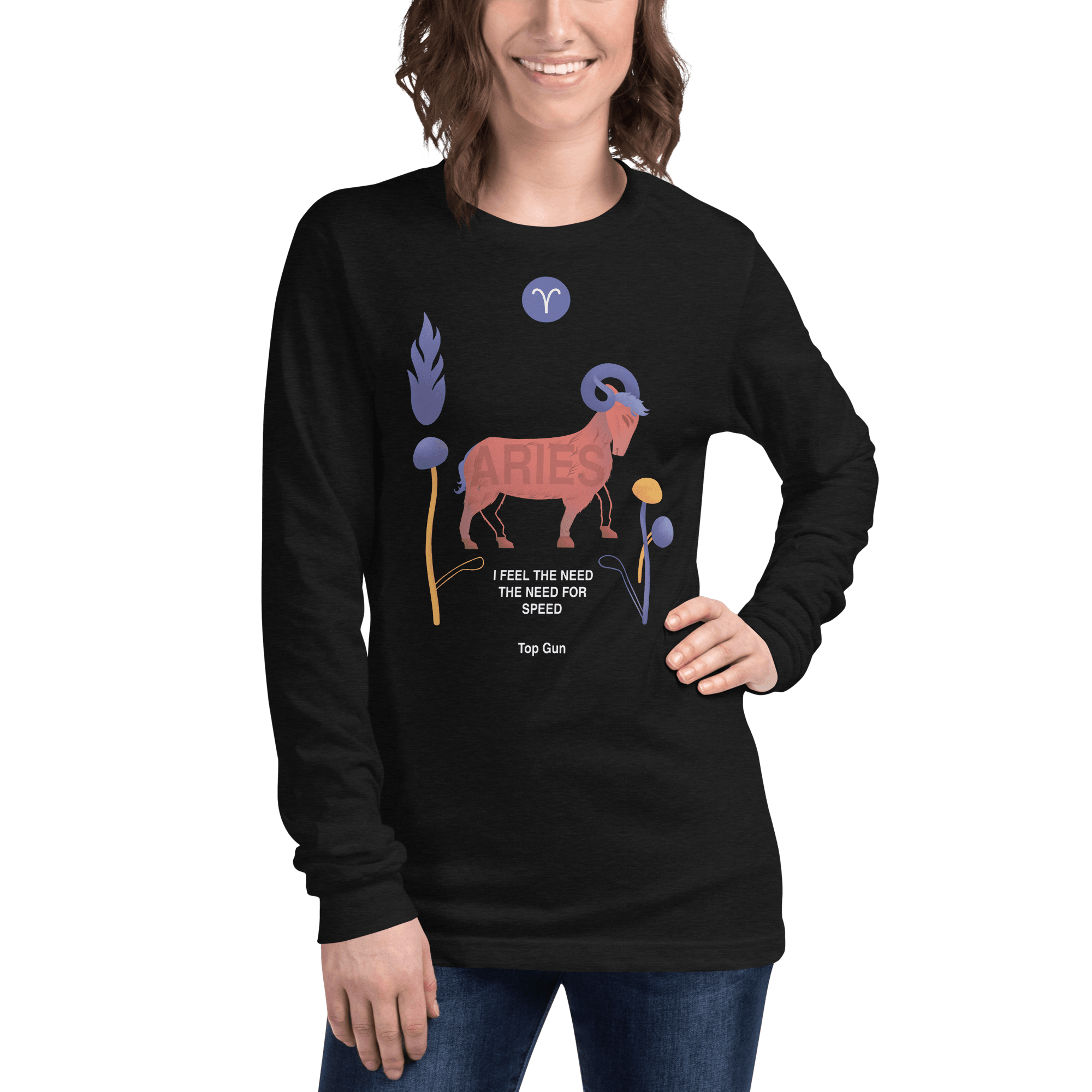 Aries Unisex Long Sleeve Tee Top Gun - Edition - 