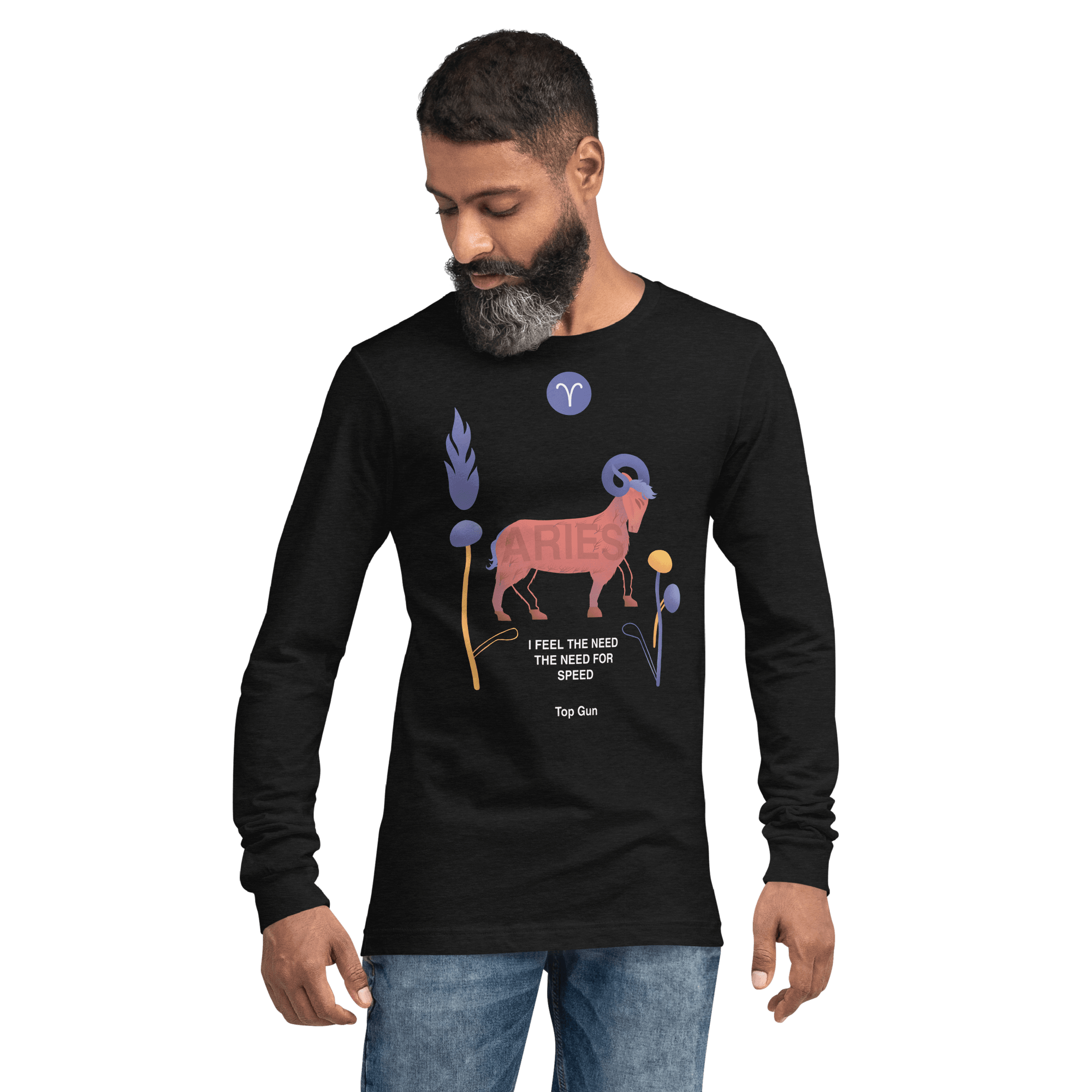 Aries Unisex Long Sleeve Tee Top Gun - Edition - 