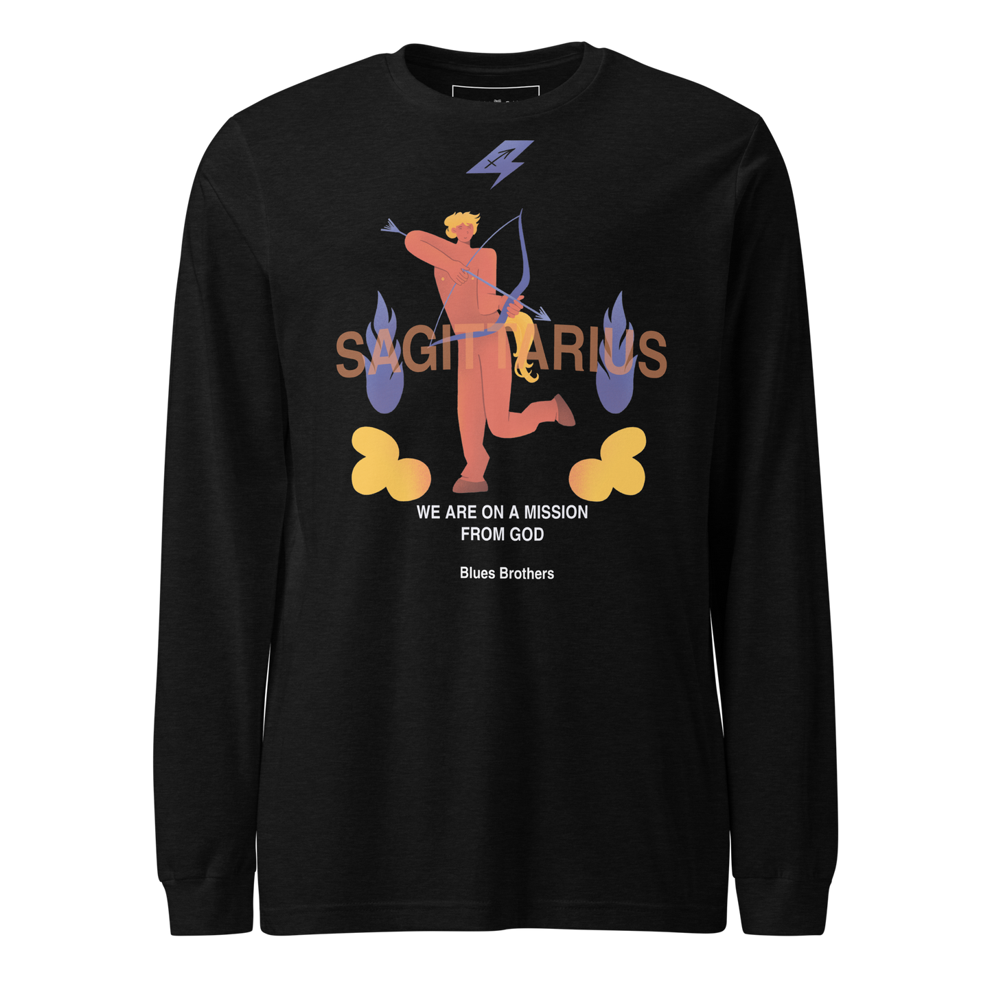 Sagittarius Unisex Long Sleeve Tee - The Blues Brothers Edition