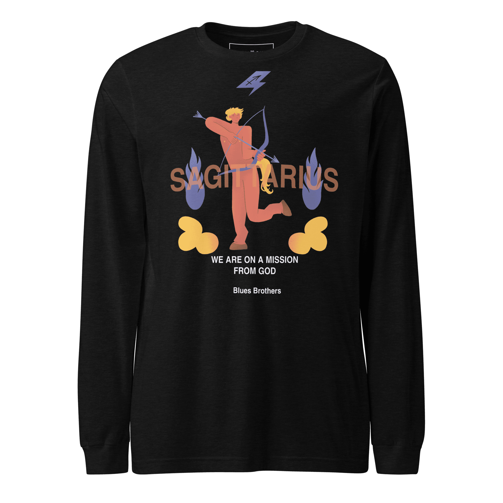 Sagittarius Unisex Long Sleeve Tee - The Blues Brothers Edition - 
