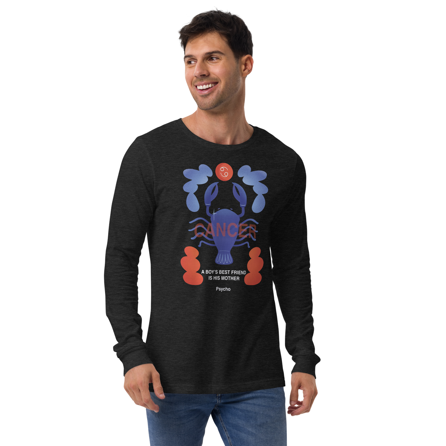 Cancer Unisex Long Sleeve Tee Psycho Edition