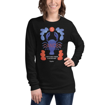 Cancer Unisex Long Sleeve Tee Psycho Edition