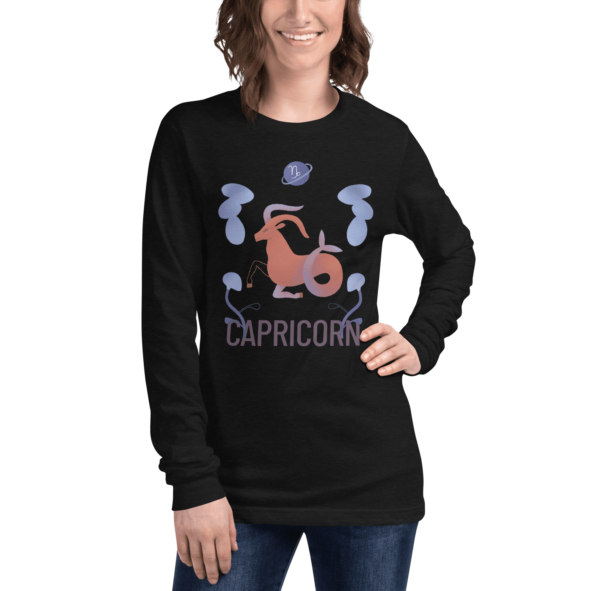 Capricorn Unisex Long Sleeve Tee - Raw Edition - 