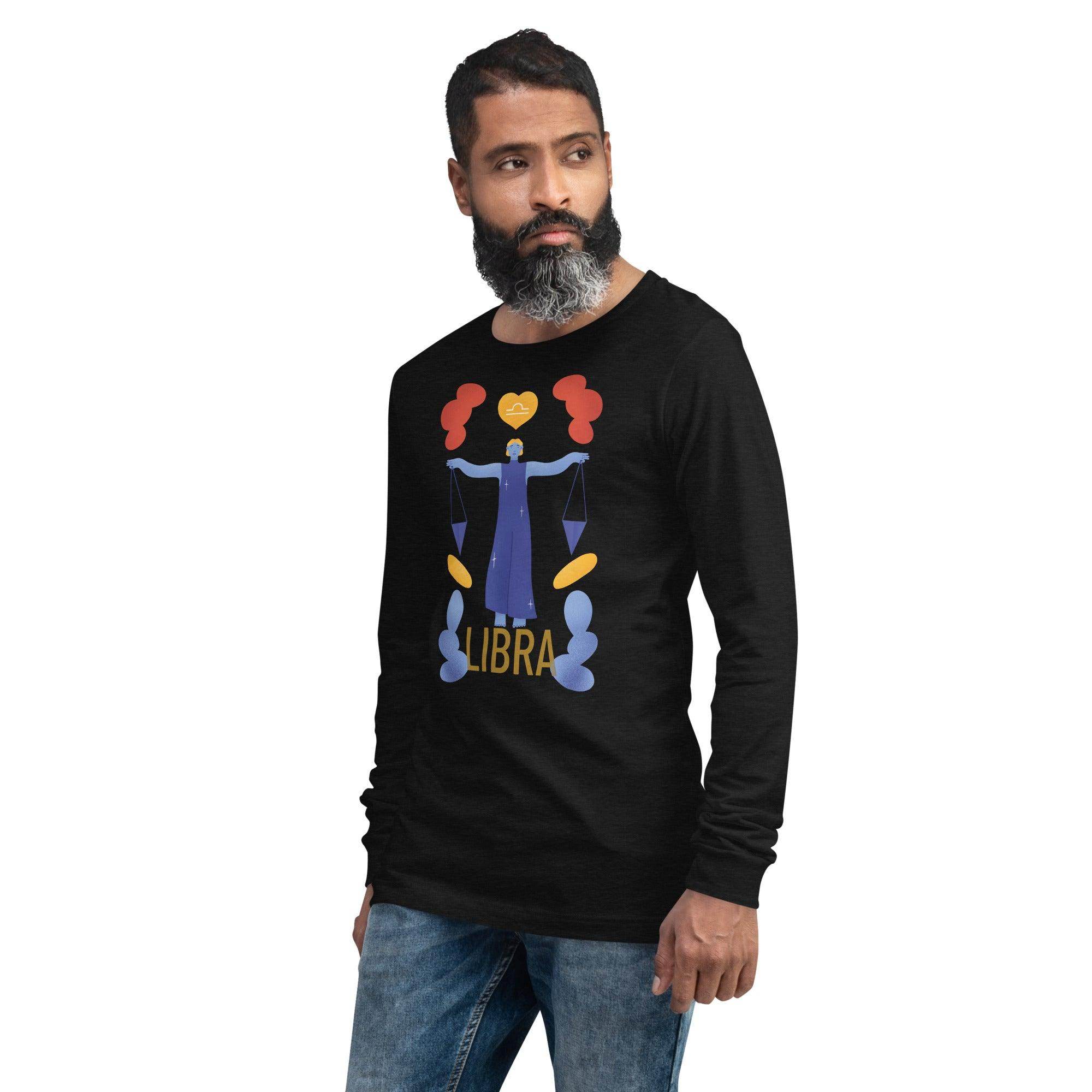 Libra Unisex Long Sleeve Tee - Raw Edition - 