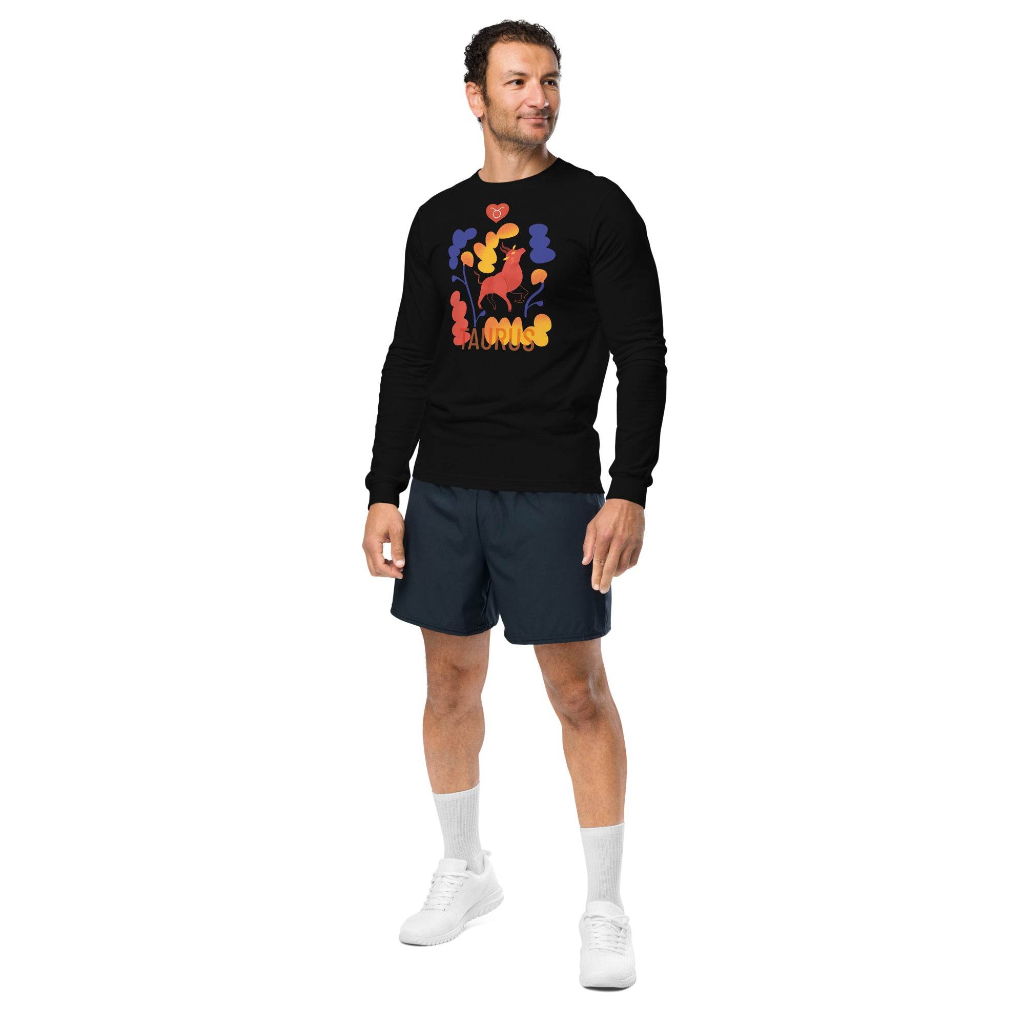 TAURUS Unisex Long Sleeve Tee Raw - 
