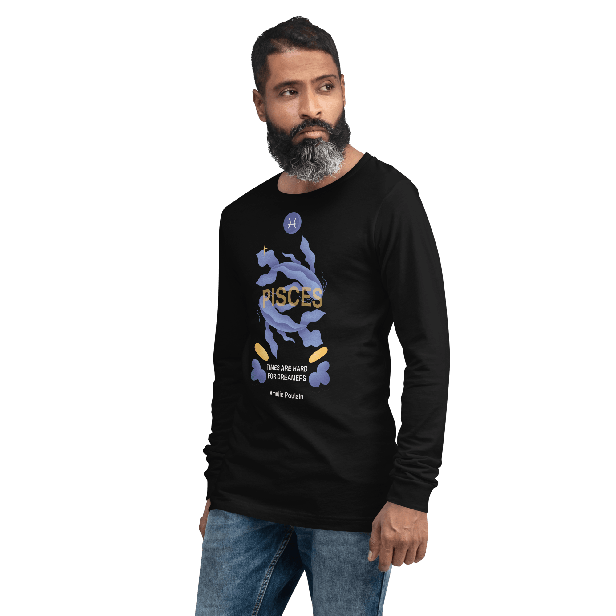 Pisces Unisex Long Sleeve Tee - Amelie Poulain Edition - 