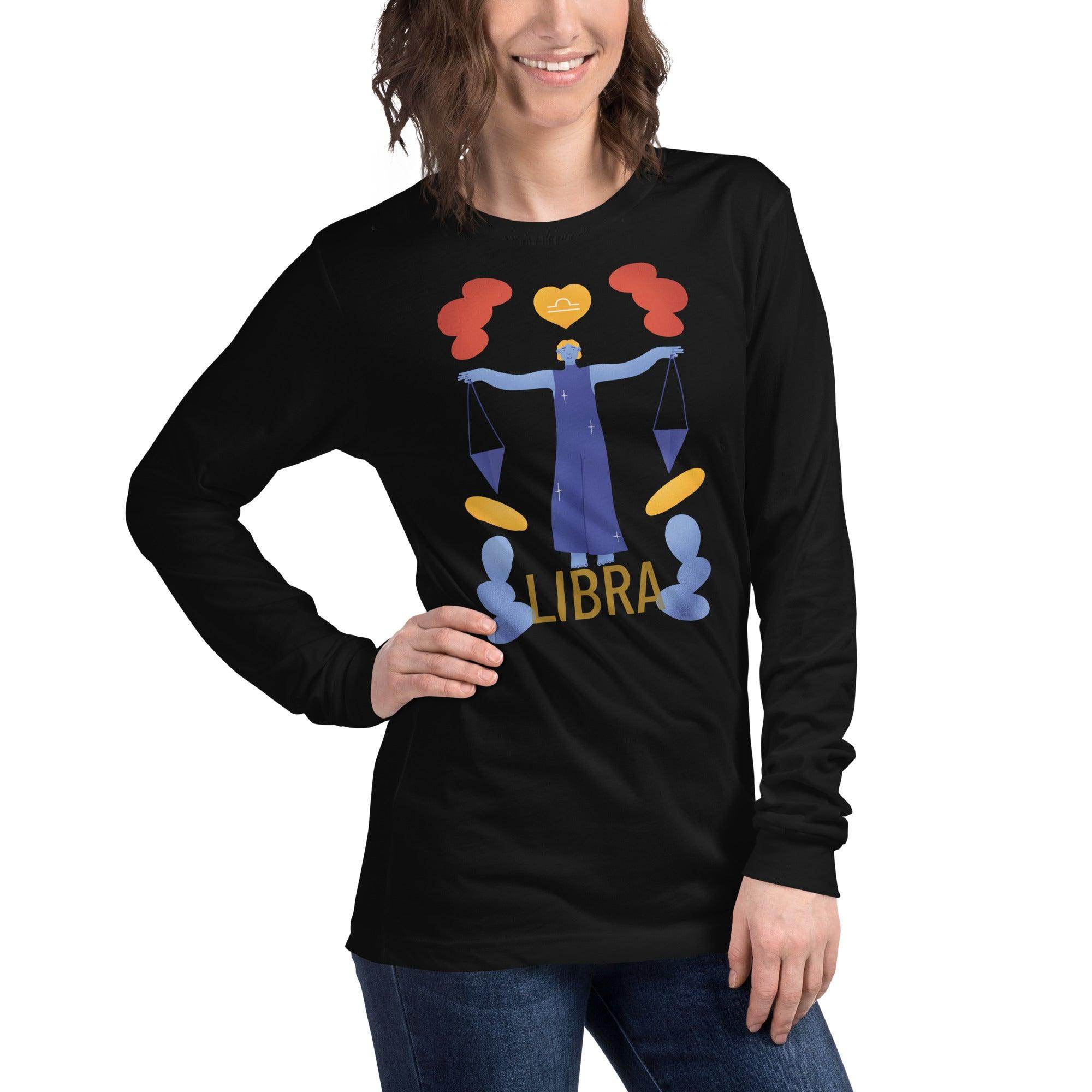 Libra Unisex Long Sleeve Tee - Raw Edition - 