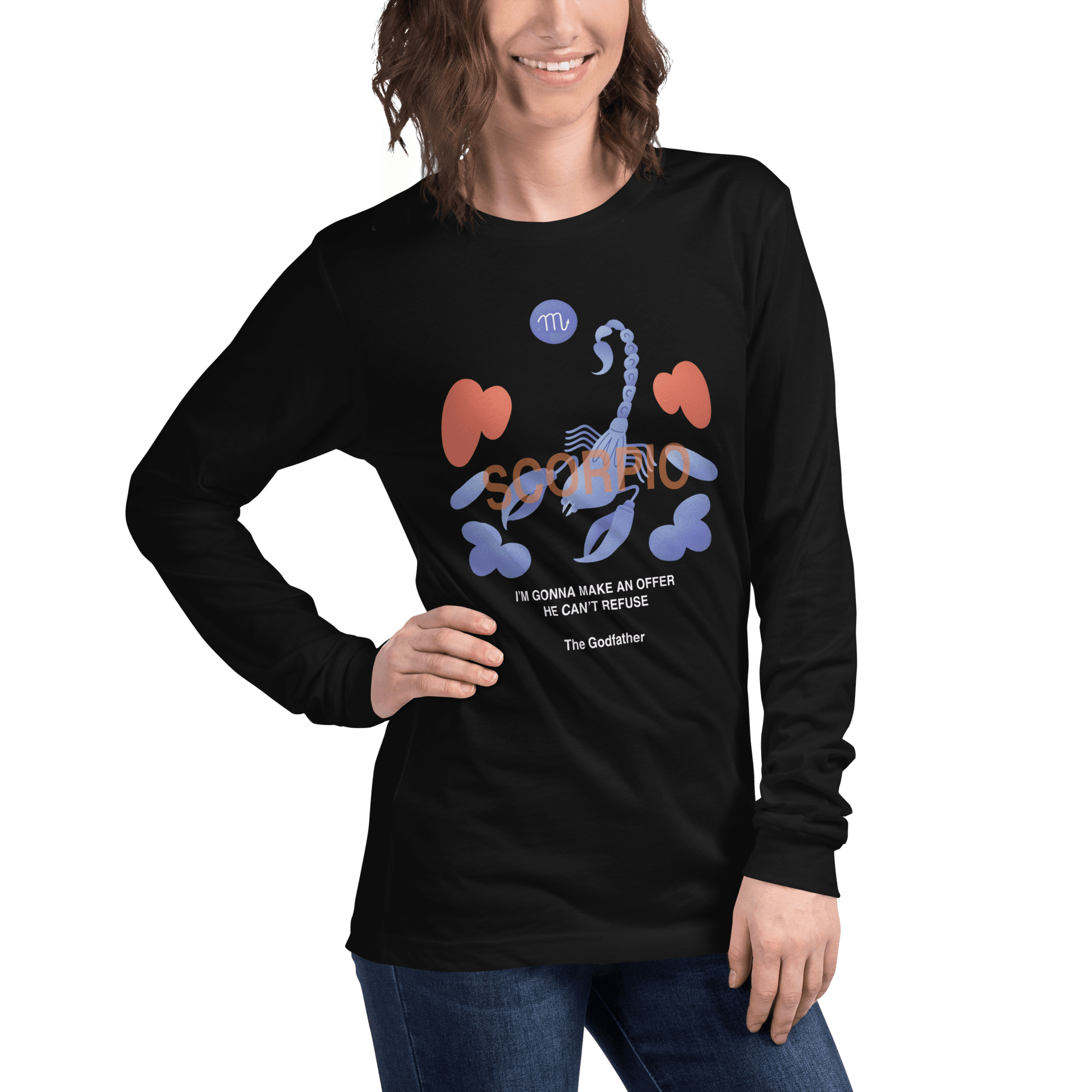 Scorpio Unisex Long Sleeve Tee - Godfather B Edition - 