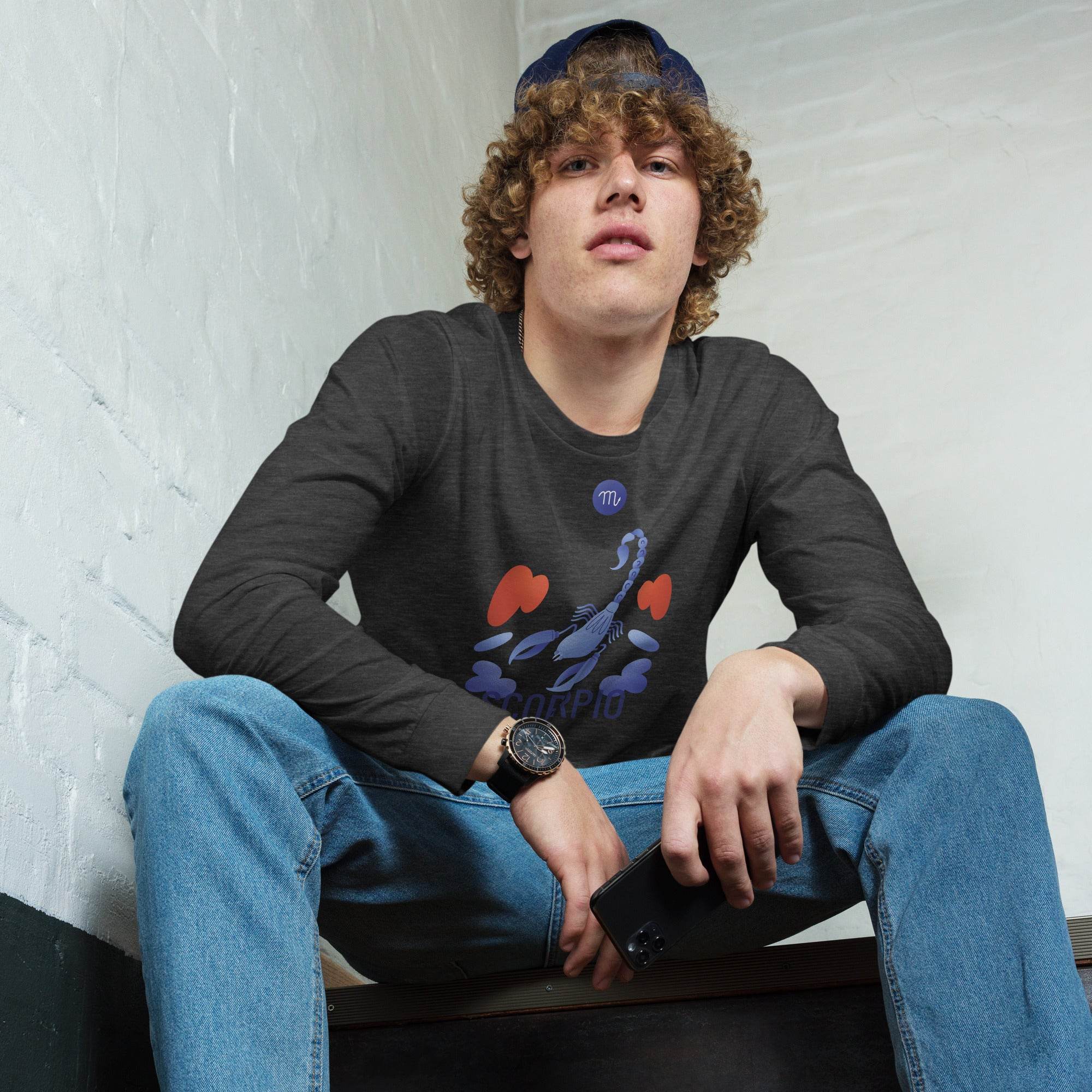 Scorpio Unisex Long Sleeve Tee - Raw Edition - 