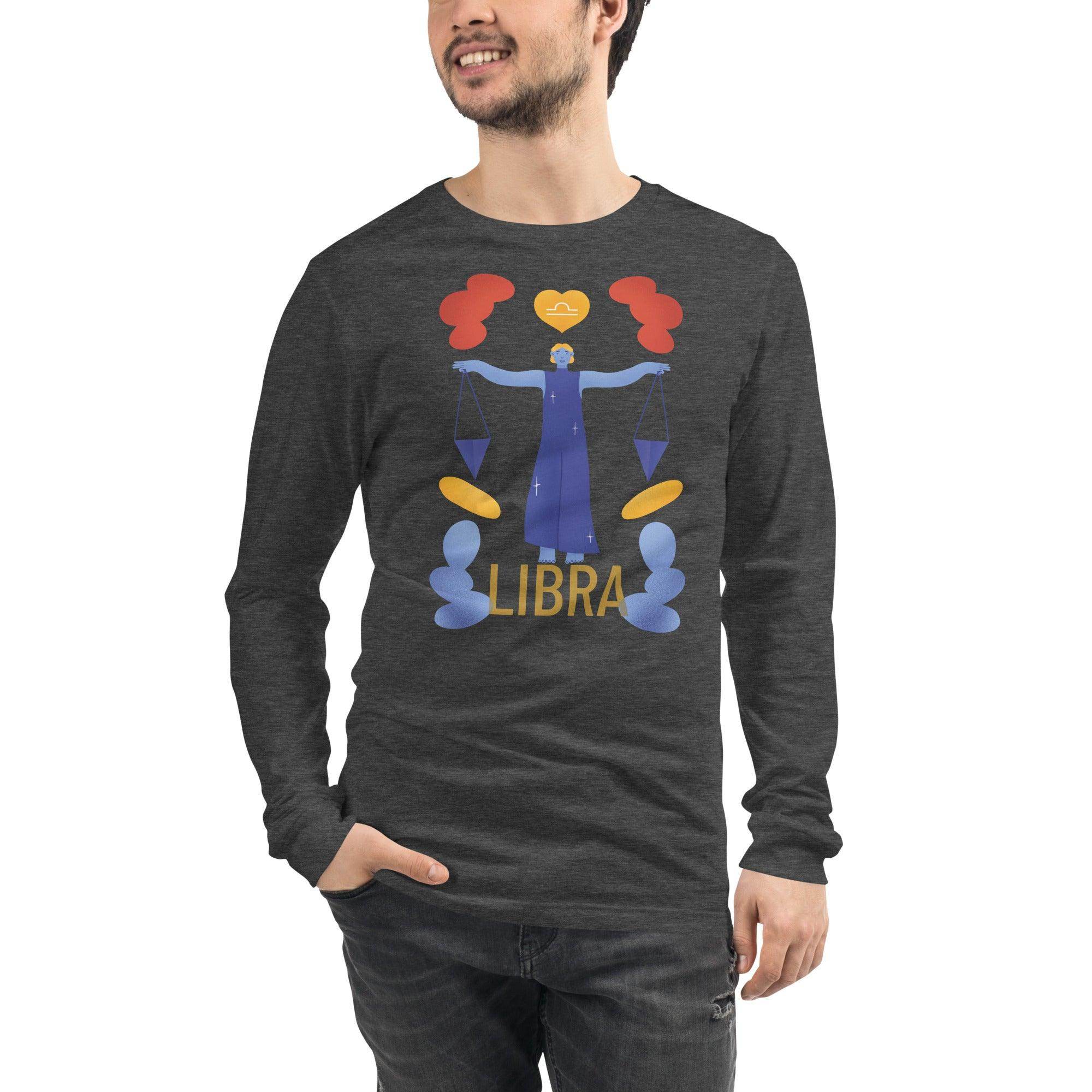 Libra Unisex Long Sleeve Tee - Raw Edition - 