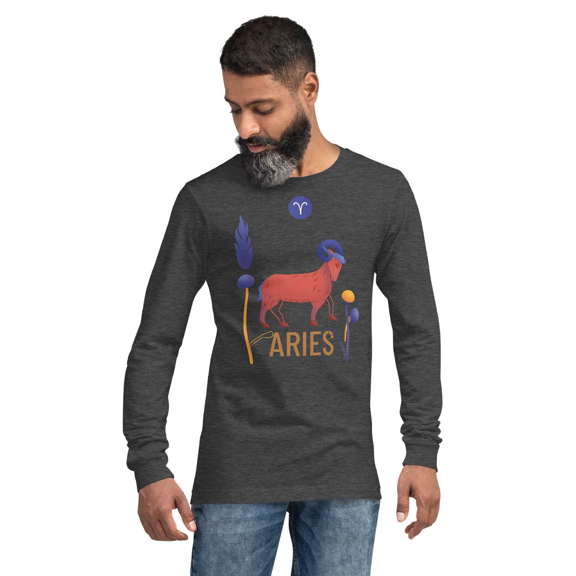 Aries Unisex Long Sleeve Tee Raw - 