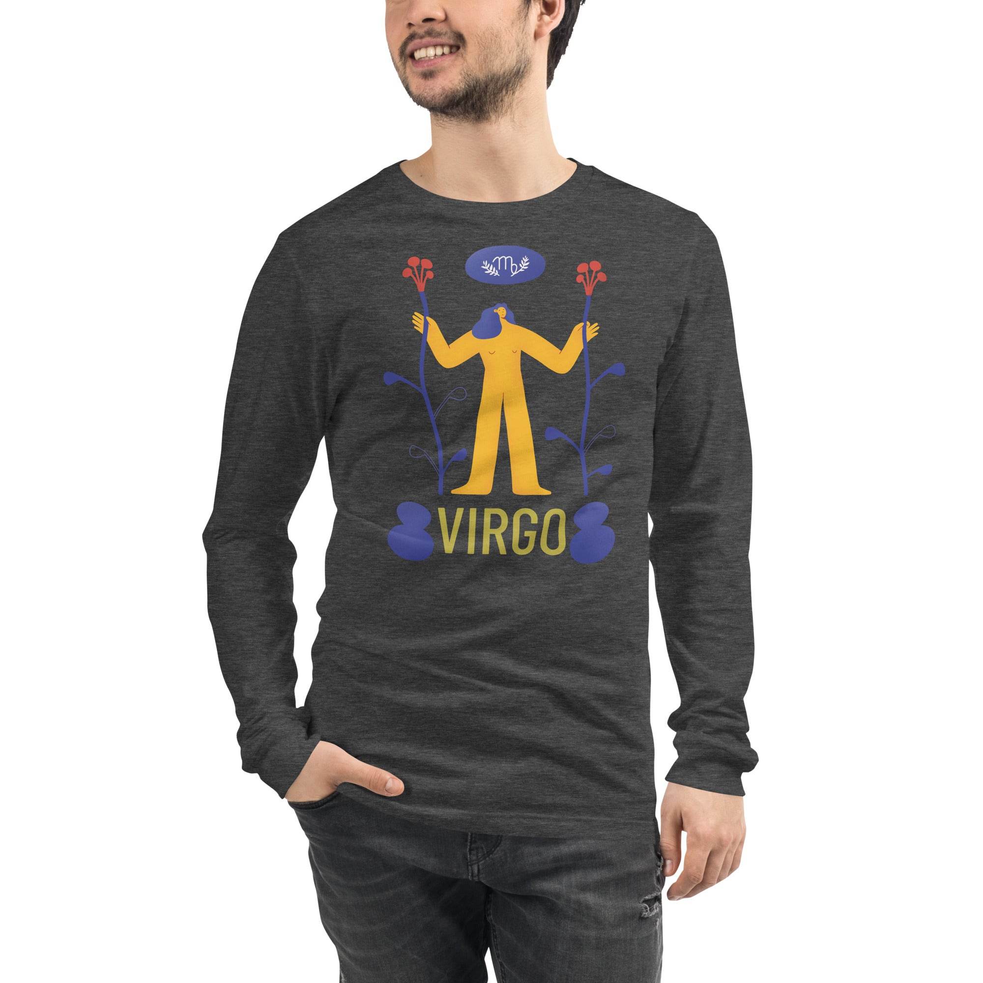 Virgo Unisex Long Sleeve Tee - Raw Edition - 