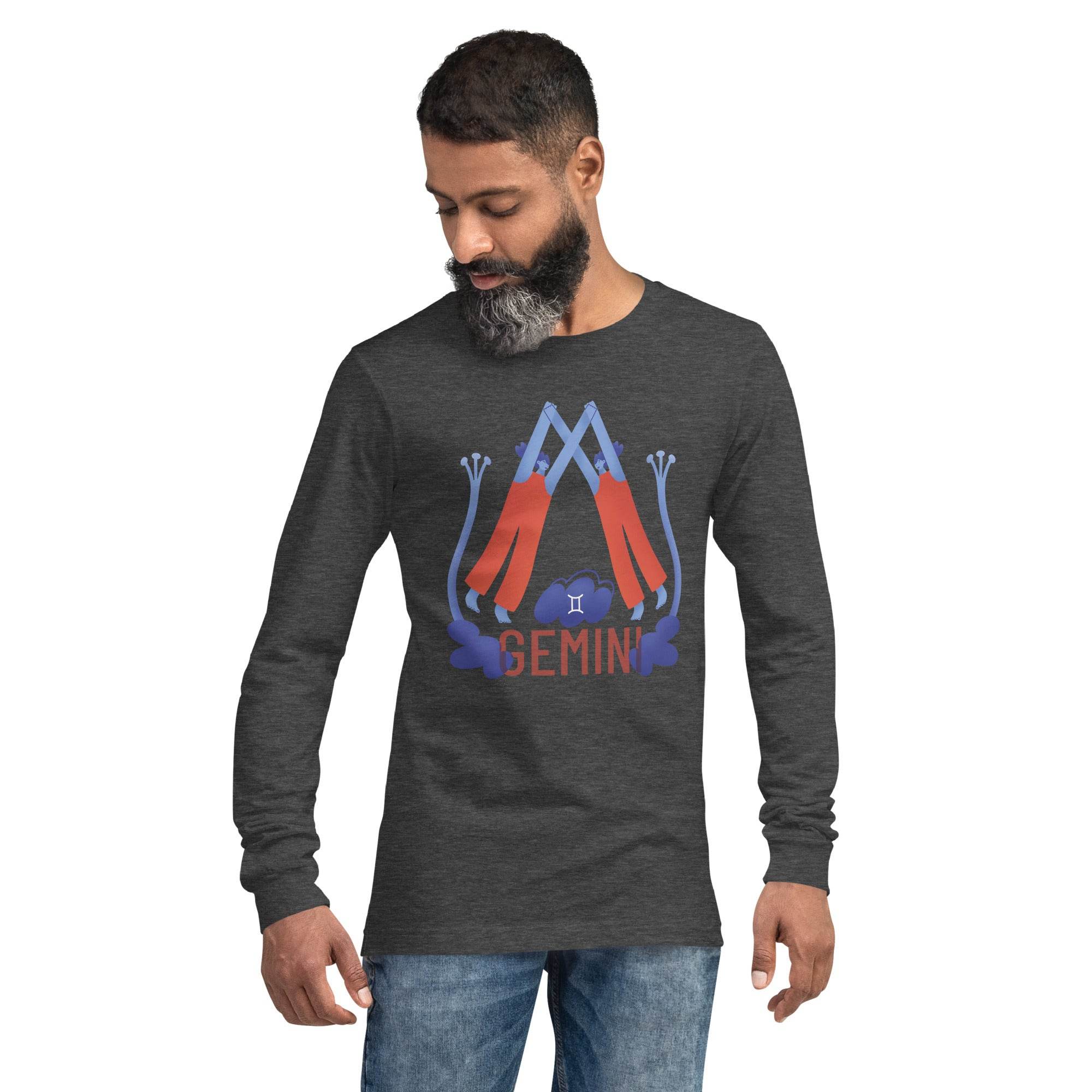 Gemini Unisex Long Sleeve Tee - Raw Edition - 