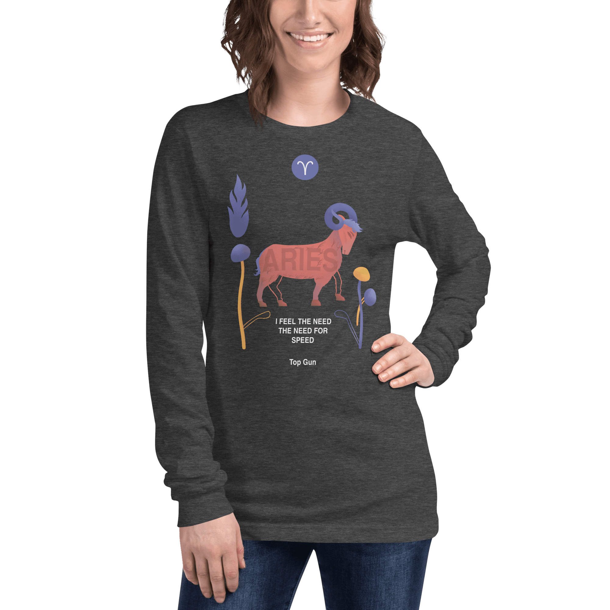 Aries Unisex Long Sleeve Tee Top Gun - Edition - 