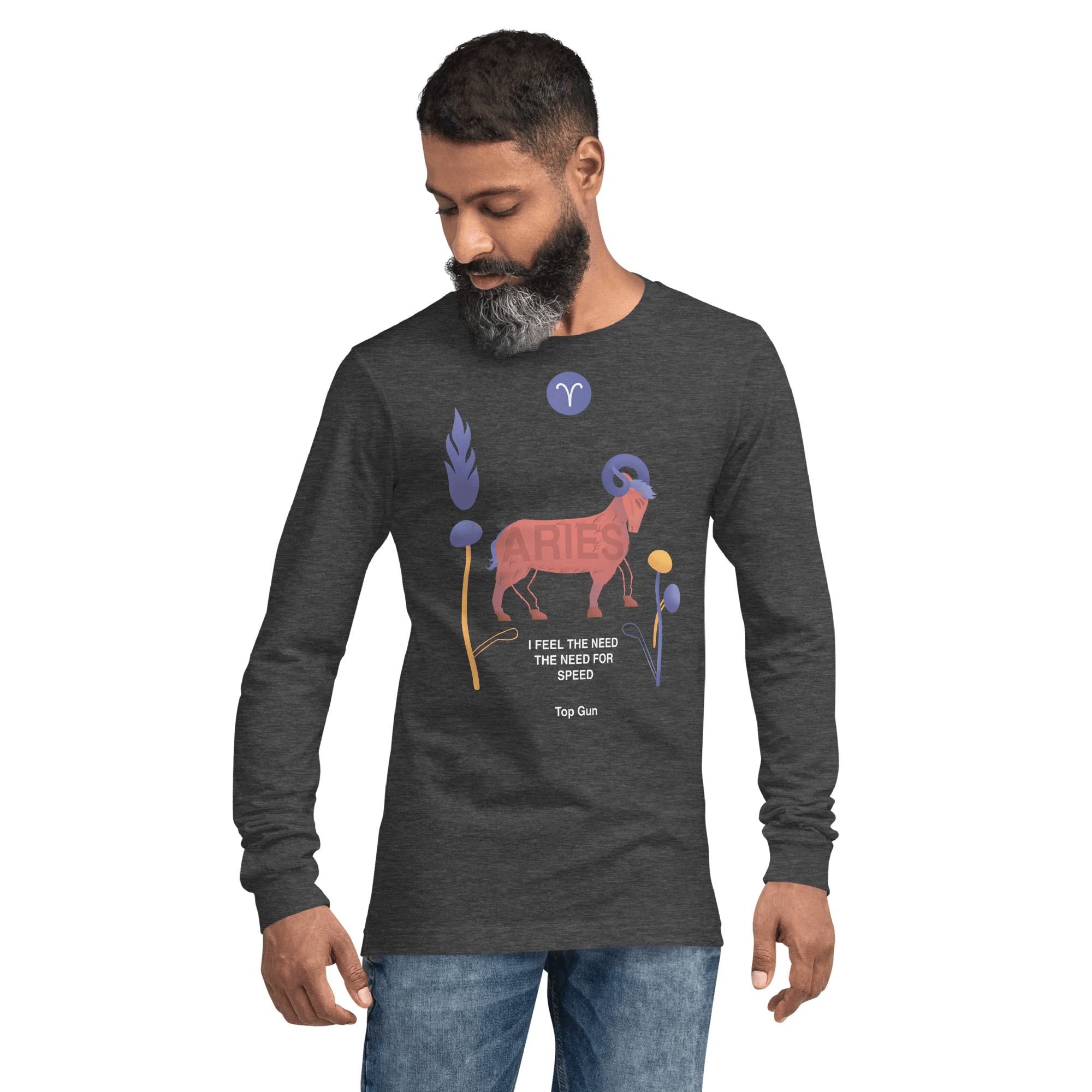 Aries Unisex Long Sleeve Tee Top Gun - Edition - 