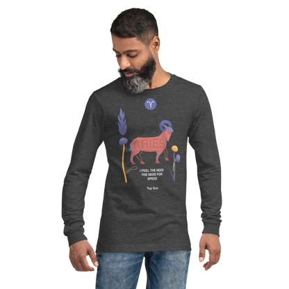 Aries Unisex Long Sleeve Tee Top Gun - Edition