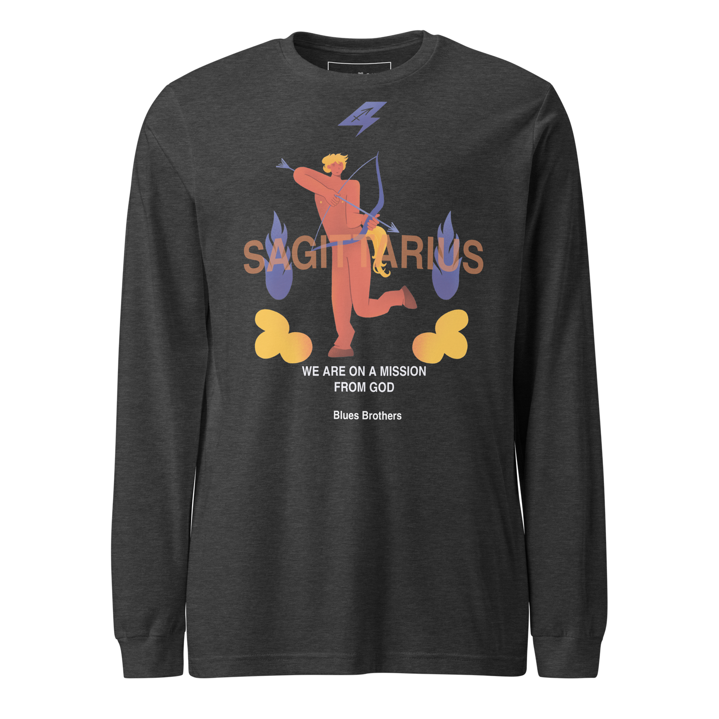 Sagittarius Unisex Long Sleeve Tee - The Blues Brothers Edition