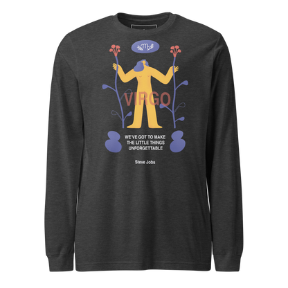 VIRGO Unisex Long Sleeve Tee Steve Jobs Edition