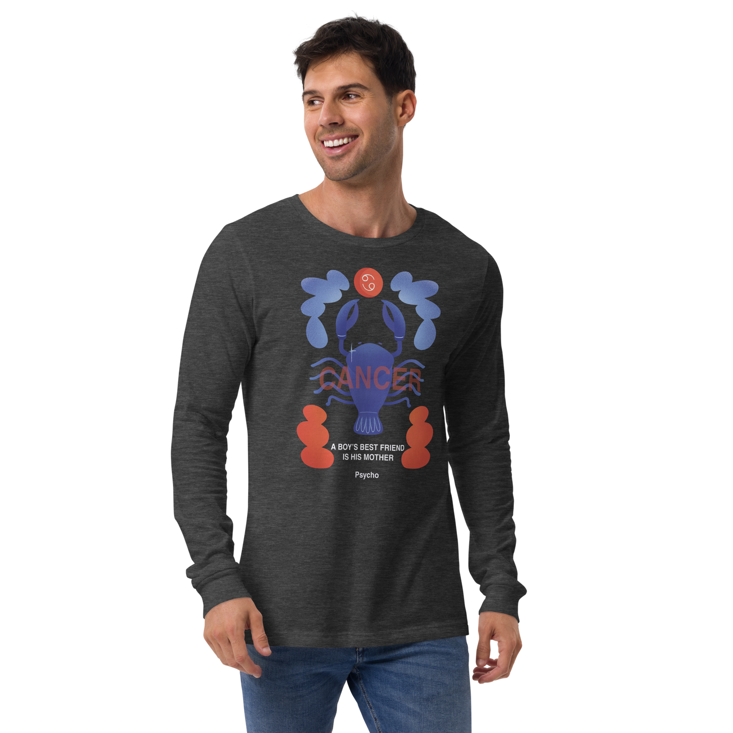 Cancer Unisex Long Sleeve Tee Psycho Edition